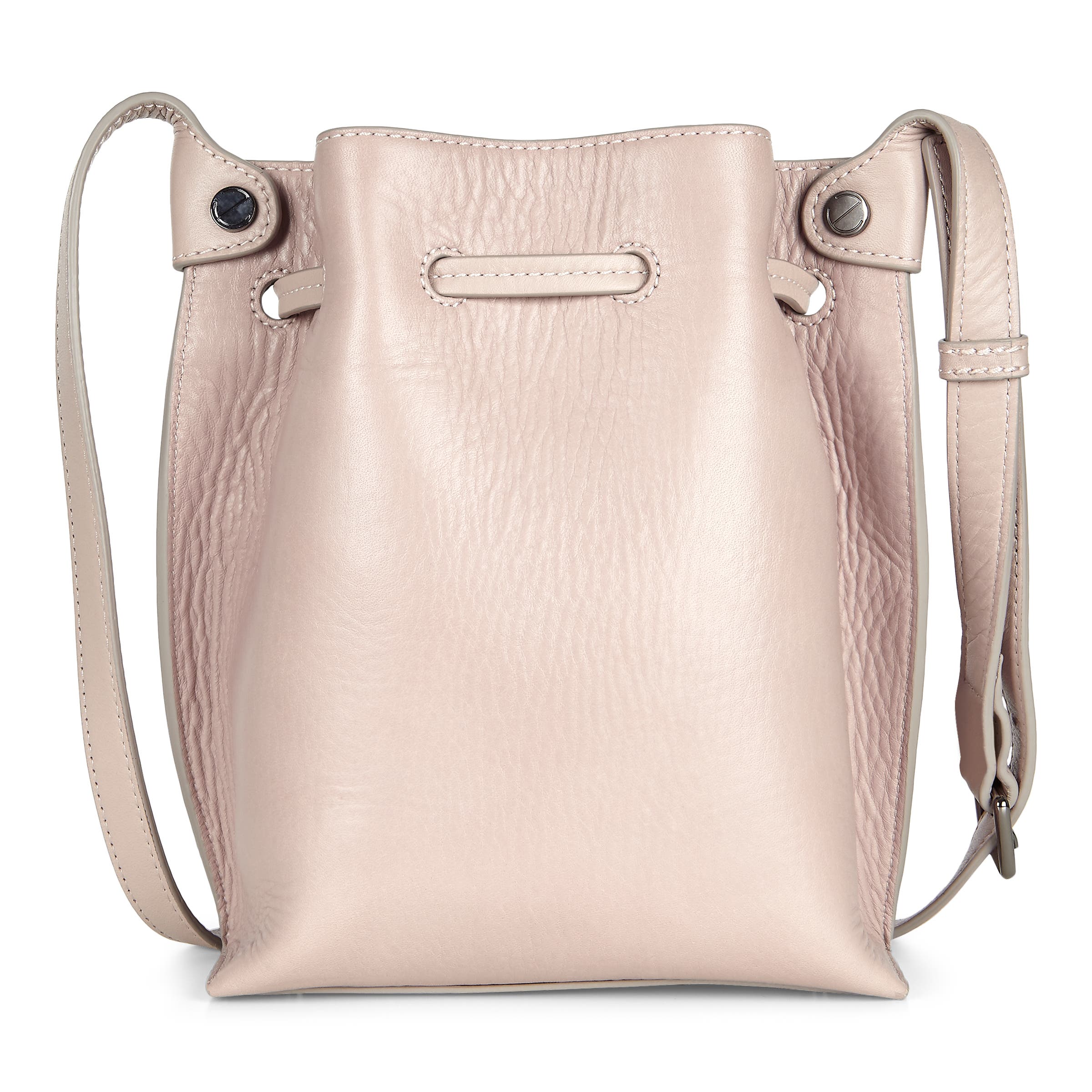 ECCO Sculptured Small Bucket Bag - Pink - Back