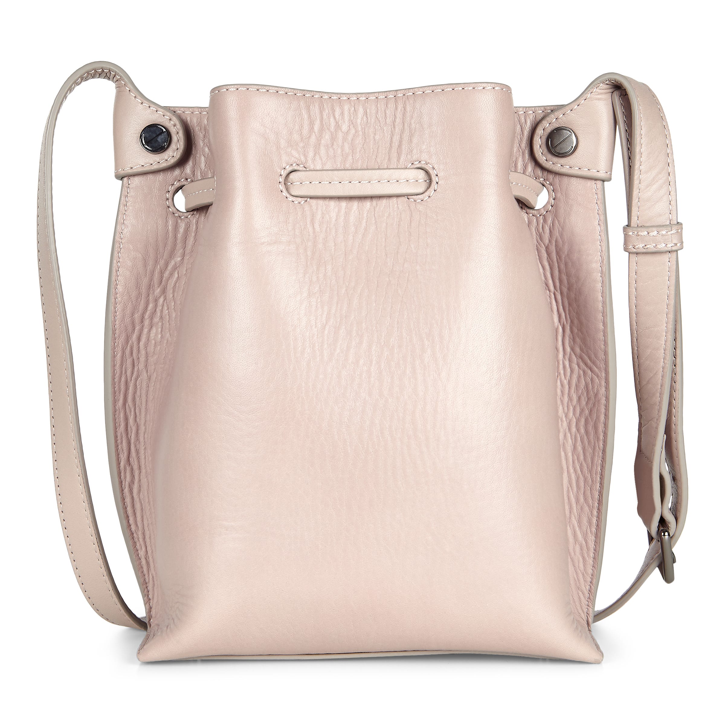 ECCO Sculptured Small Bucket Bag - Pink - Back