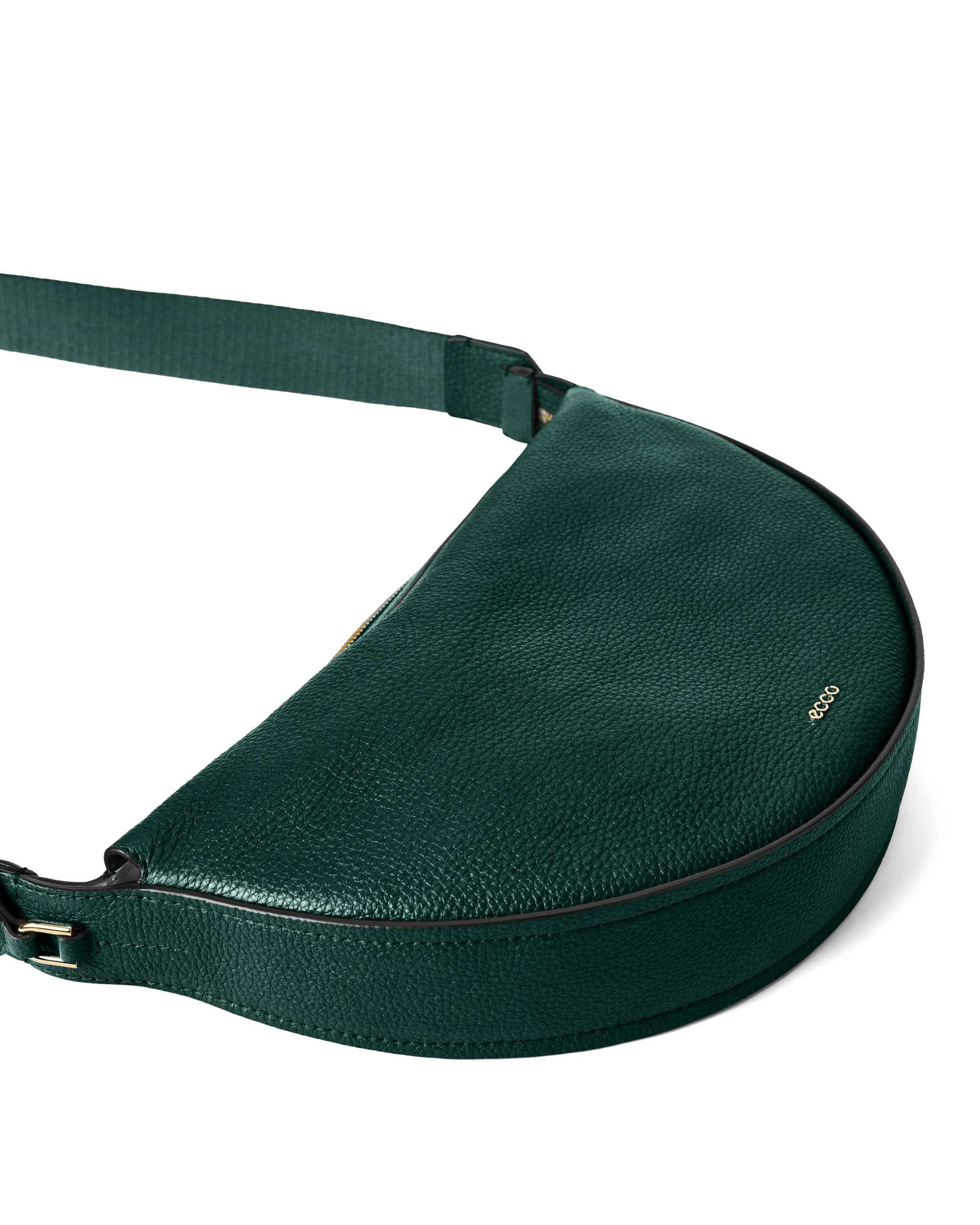 ECCO® Fortune Bag kožna torba hobo - Zelena - Detail-2