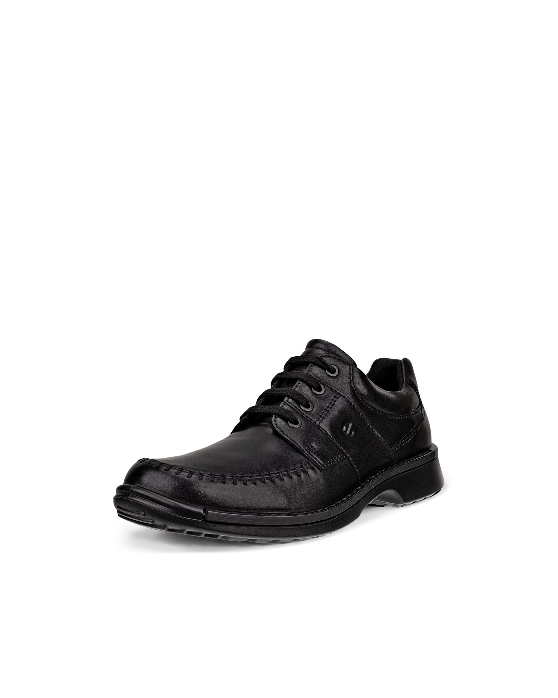 Men's ECCO® Fusion Leather Lace-Up Shoe - Black - Main