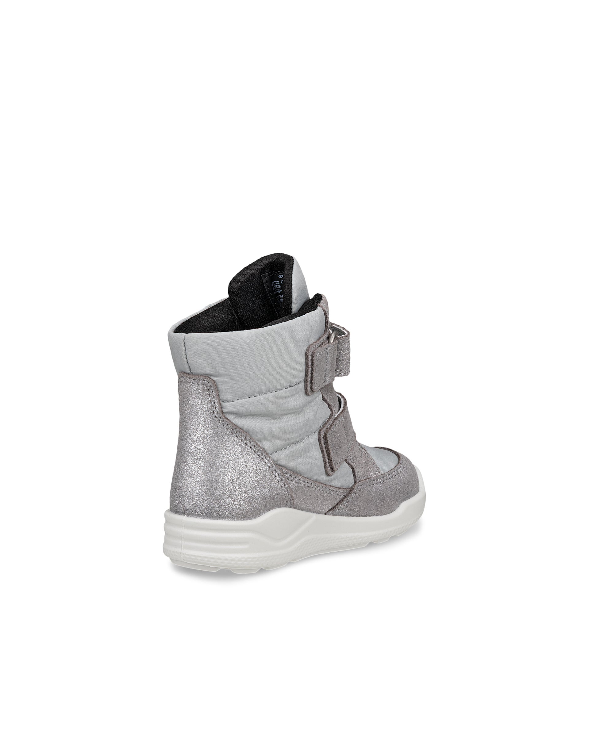 ECCO® URBAN MINI Kinder Halbhoher Stiefel aus Veloursleder mit Gore-Tex - Metallic - Back