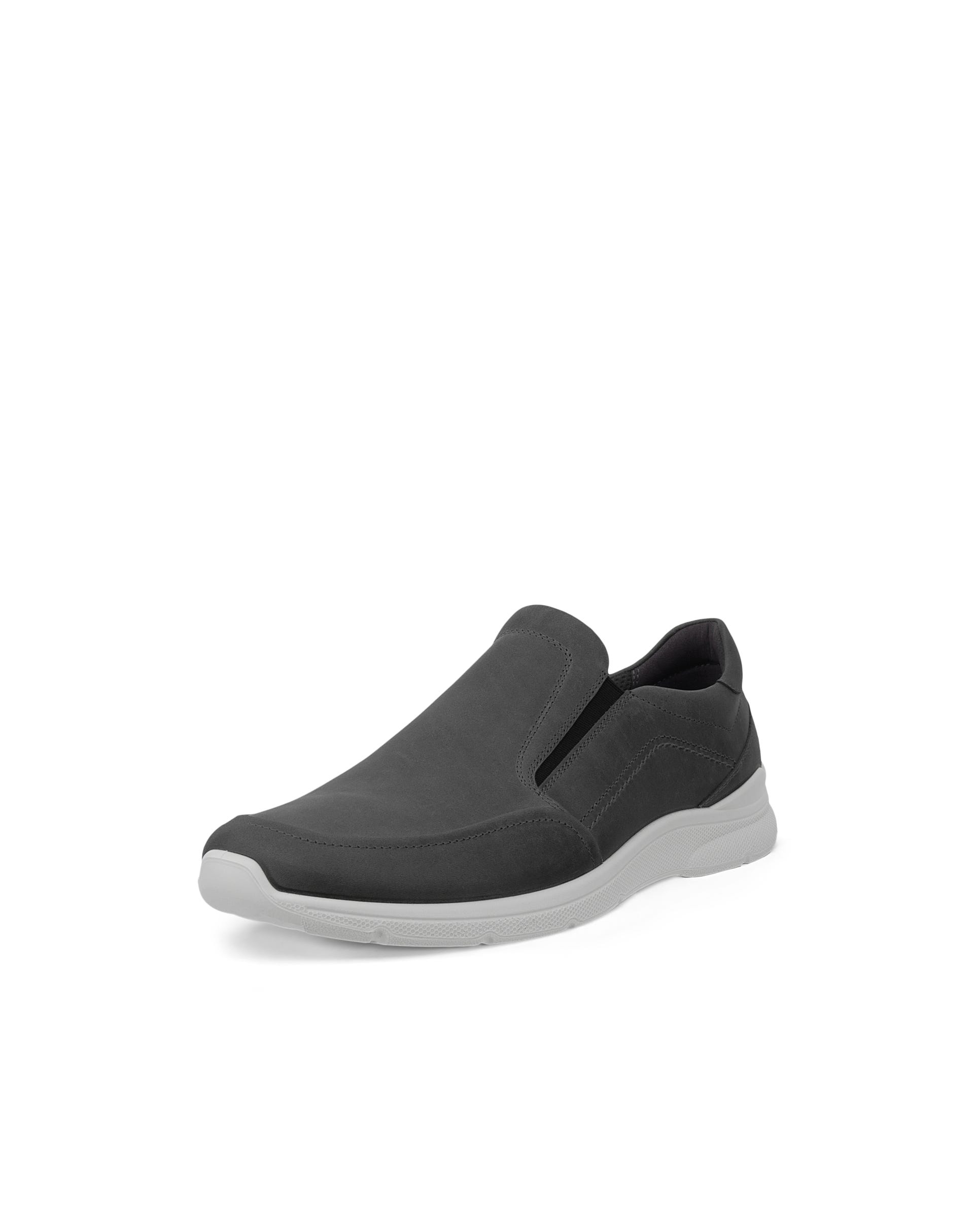 ECCO® IRVING Herren Nubuk-Slipper - Grau - Outside