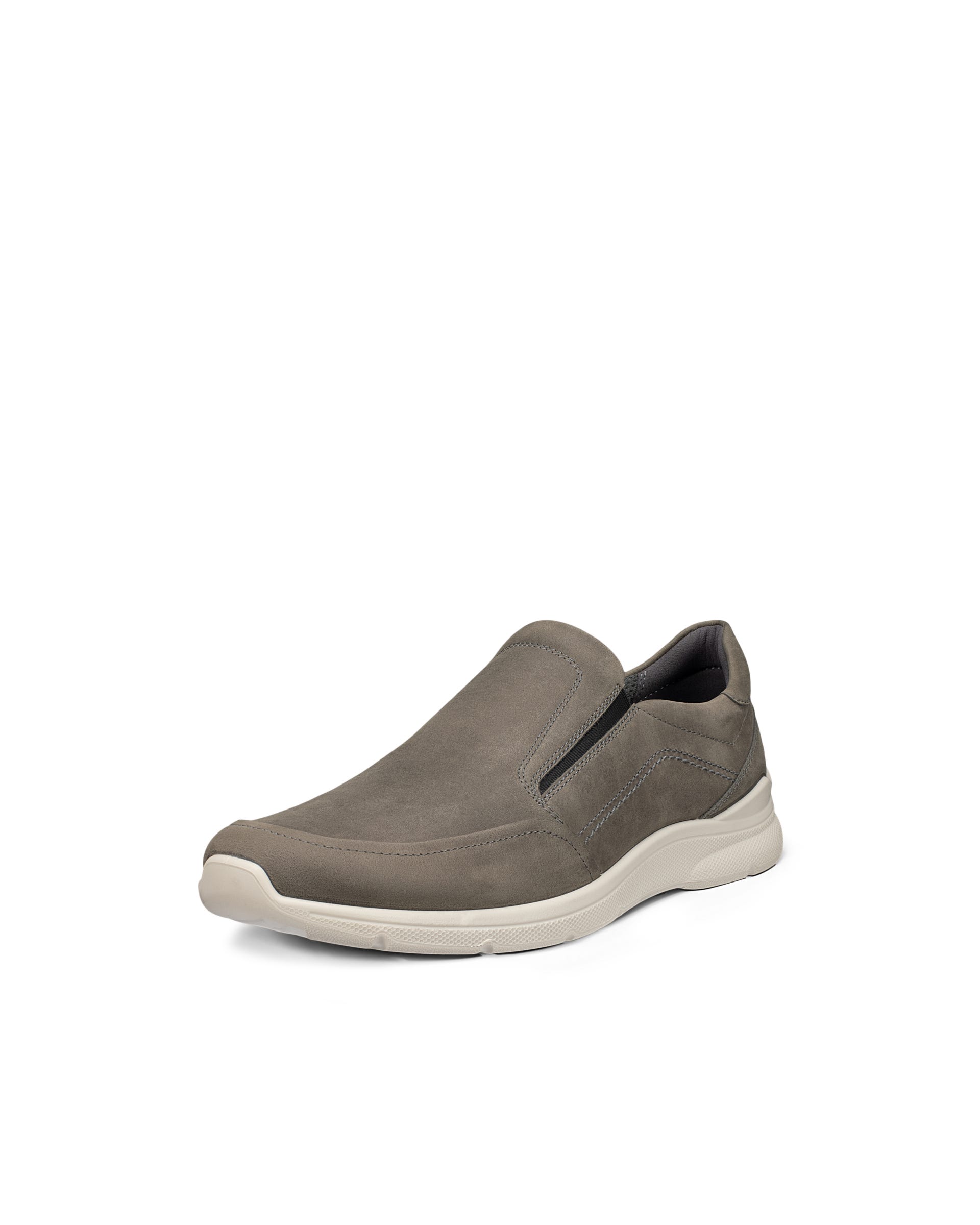 ECCO® IRVING Herren Nubuk-Slipper - Grau - Outside