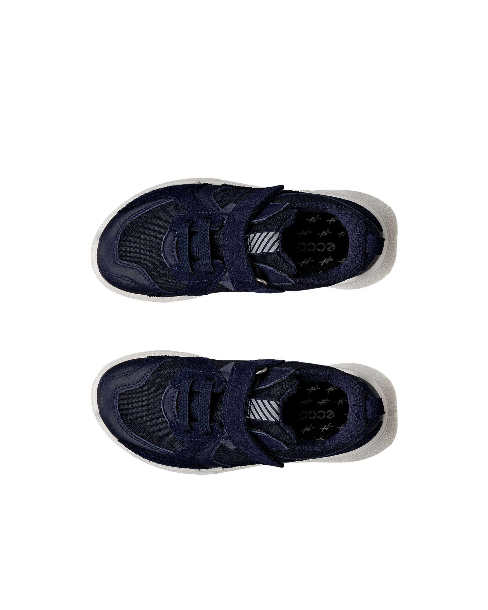 ECCO® BIOM 2.2 Outdoor skinnsneaker barn - Blå - Top left pair