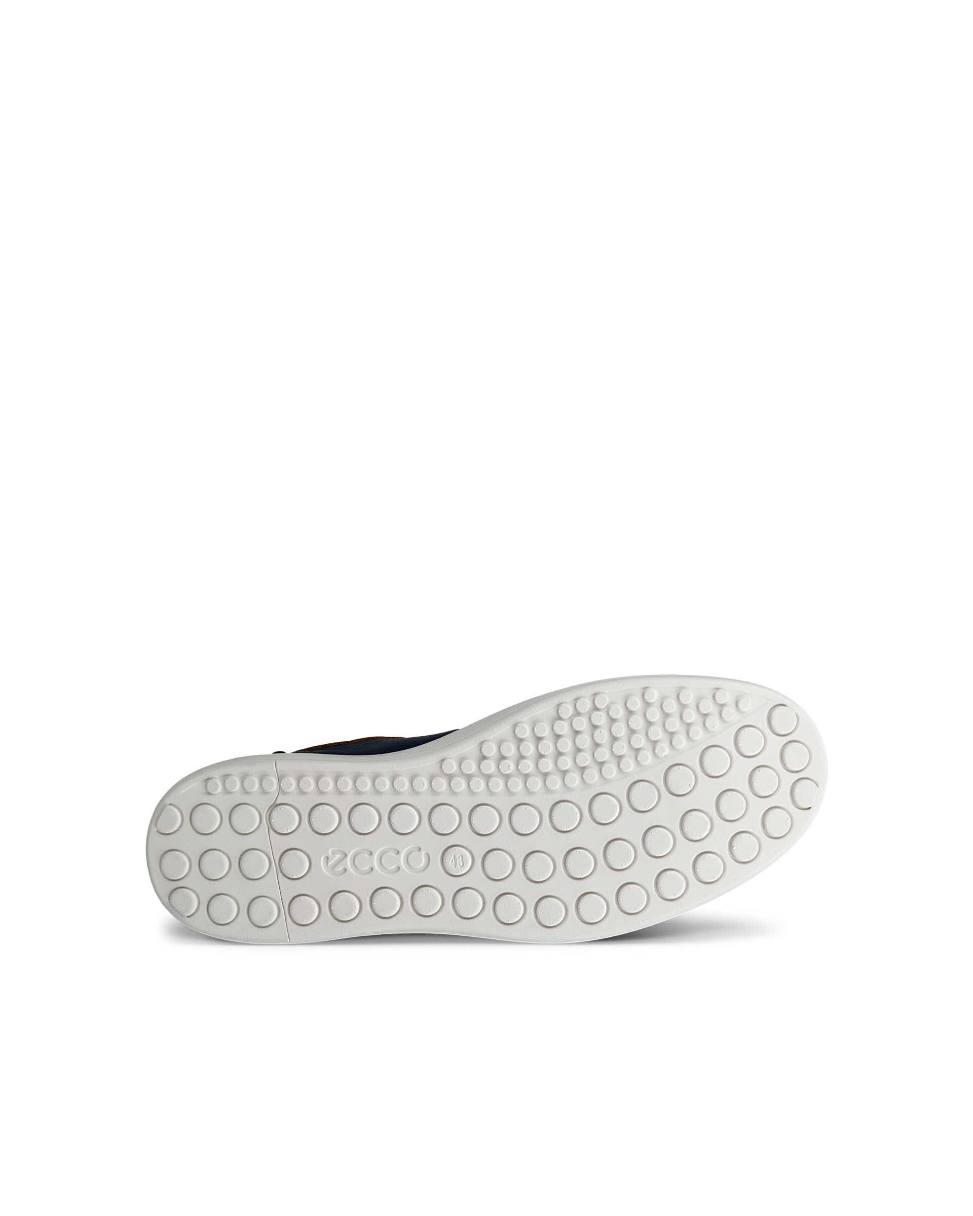 Men's ECCO® Soft 60 Leather Shoe - Blue - Sole