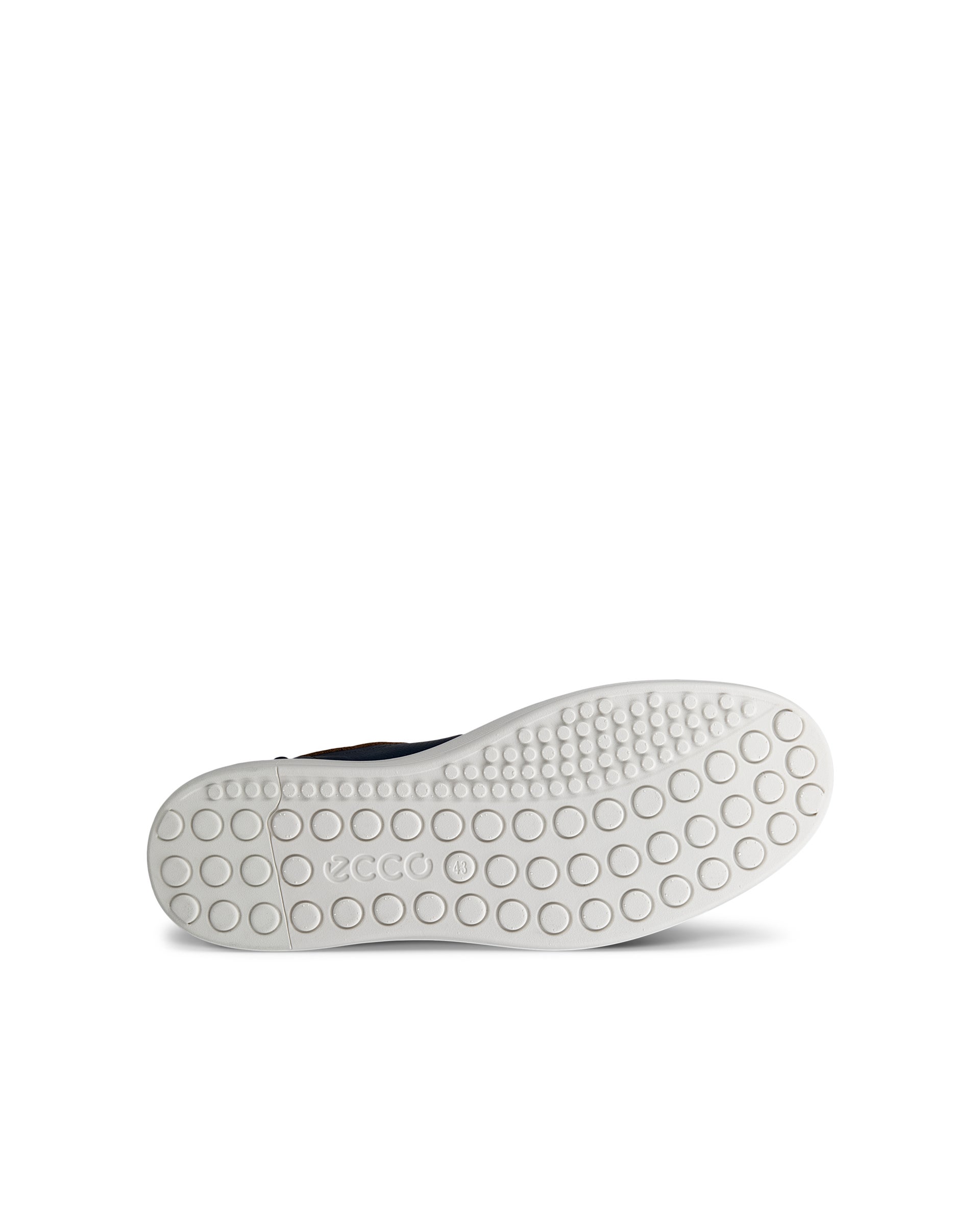 Men's ECCO® Soft 60 Leather Sneaker - Blue - Sole