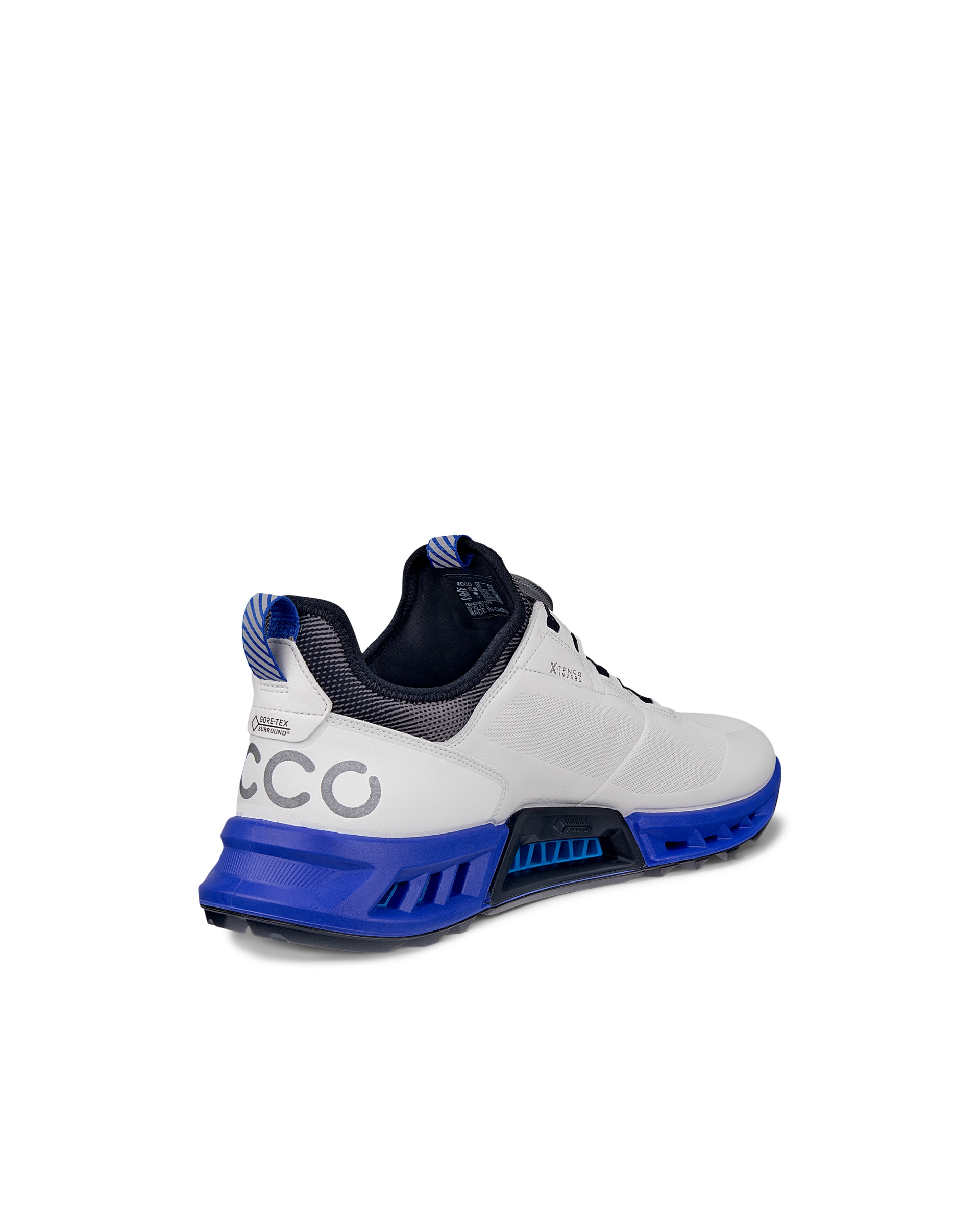 Zapatos golf de piel Gore-Tex ECCO® Golf BIOM C4 para hombre - Blanco - Back