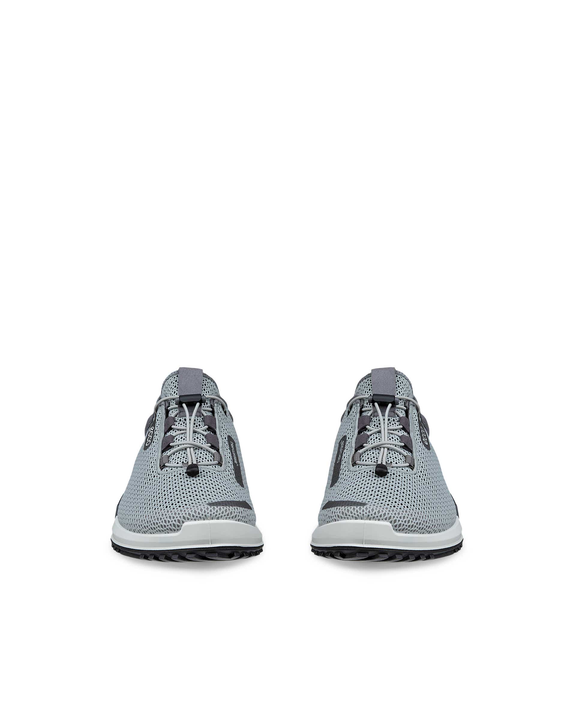 Men's ECCO® Biom 2.0 Low Breathru Textile Sneaker - Gray - Front pair