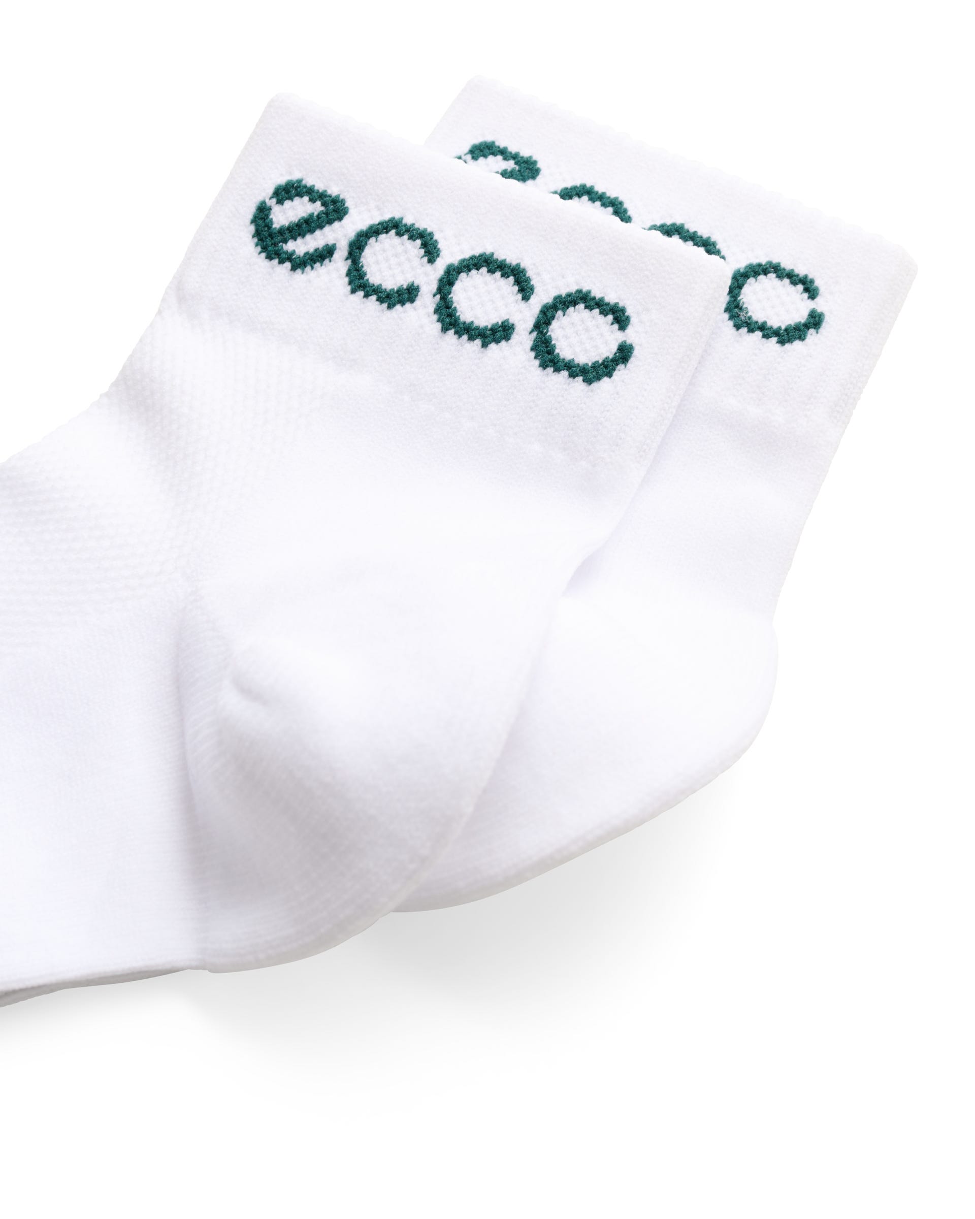 Unisex ECCO® ACTIVE EVERYDAY Ankle Socks - White - Detail-1