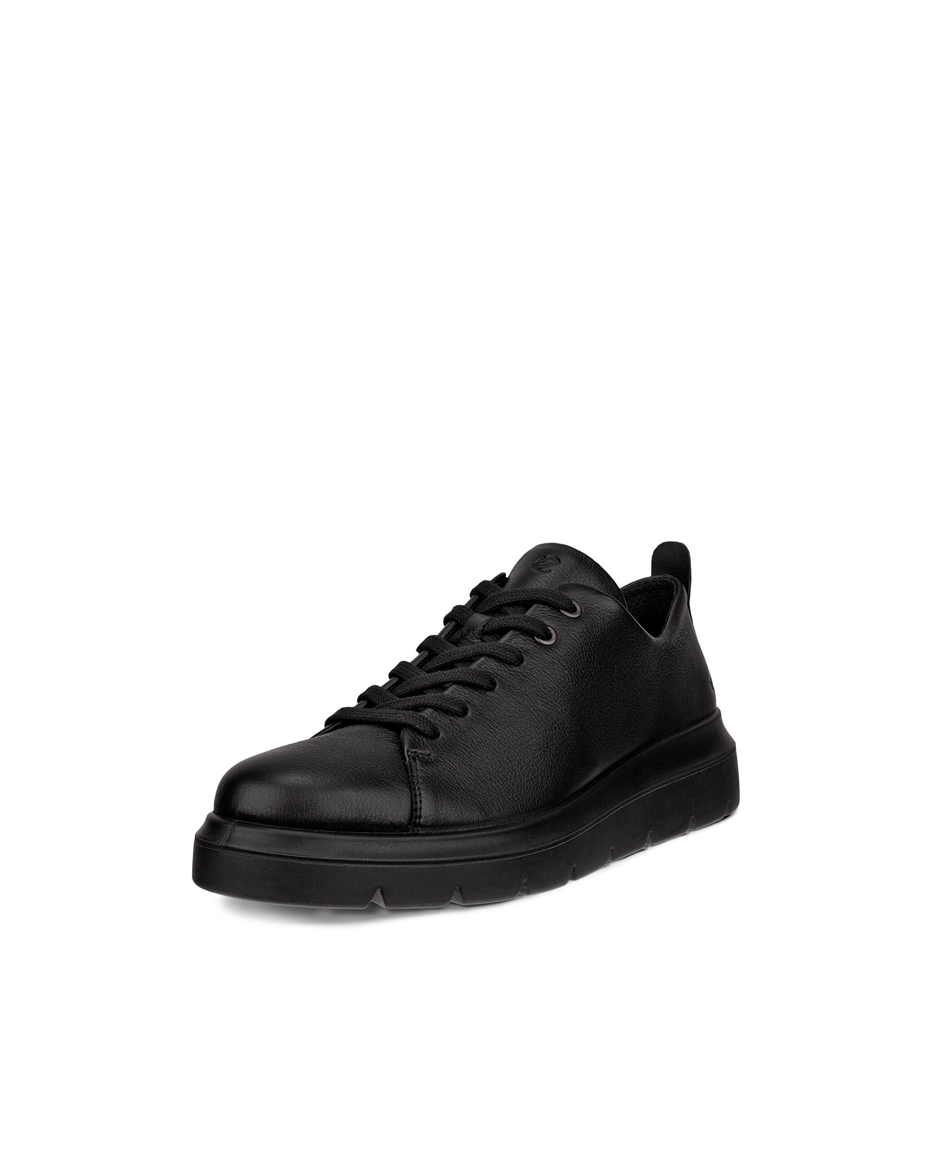 ECCO Nouvelle ウィメンズ レザーレースアップシューズ - ブラック - Main