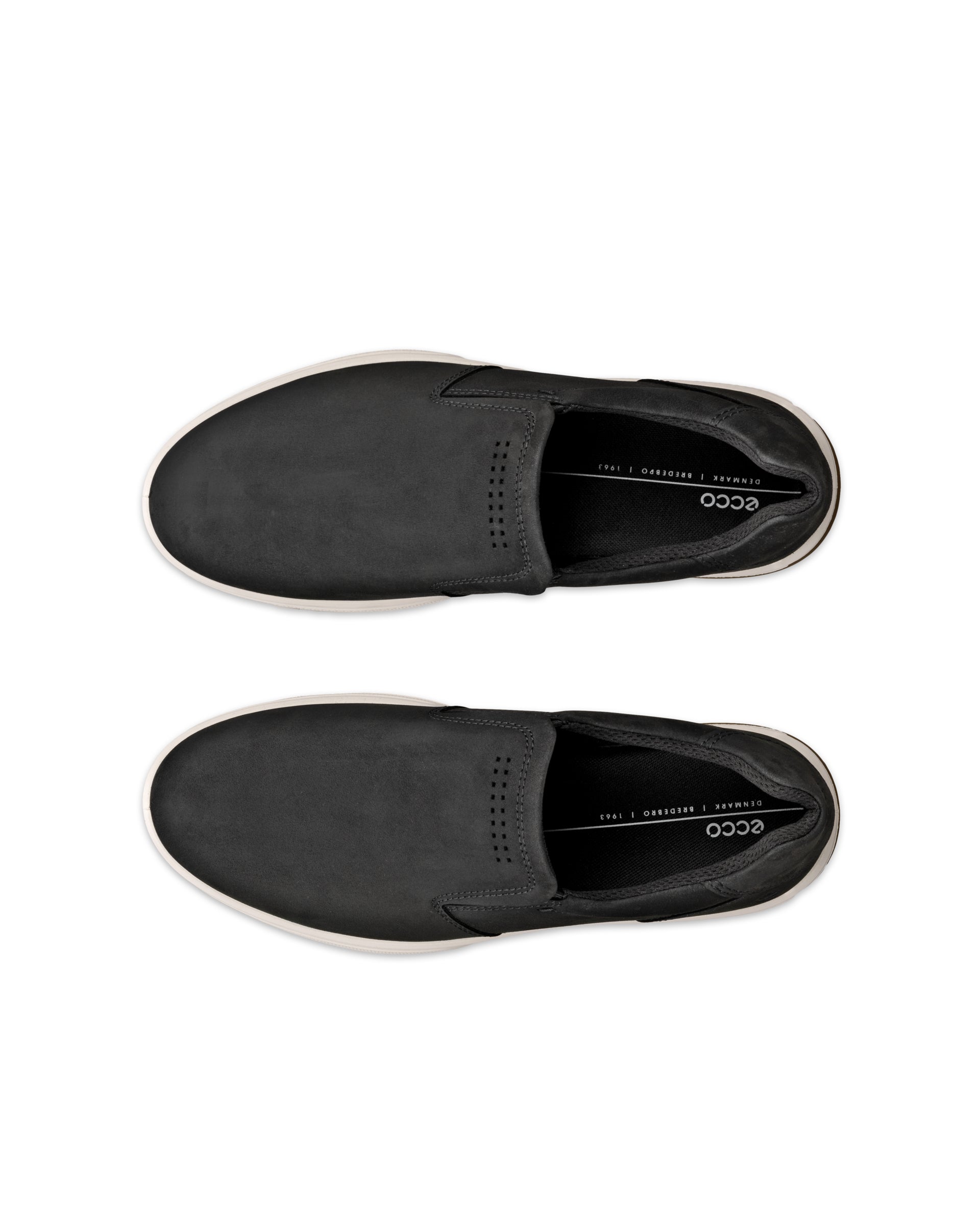 ECCO® Byway 2.0 muške tenisice od nubuka - Crna - Top left pair