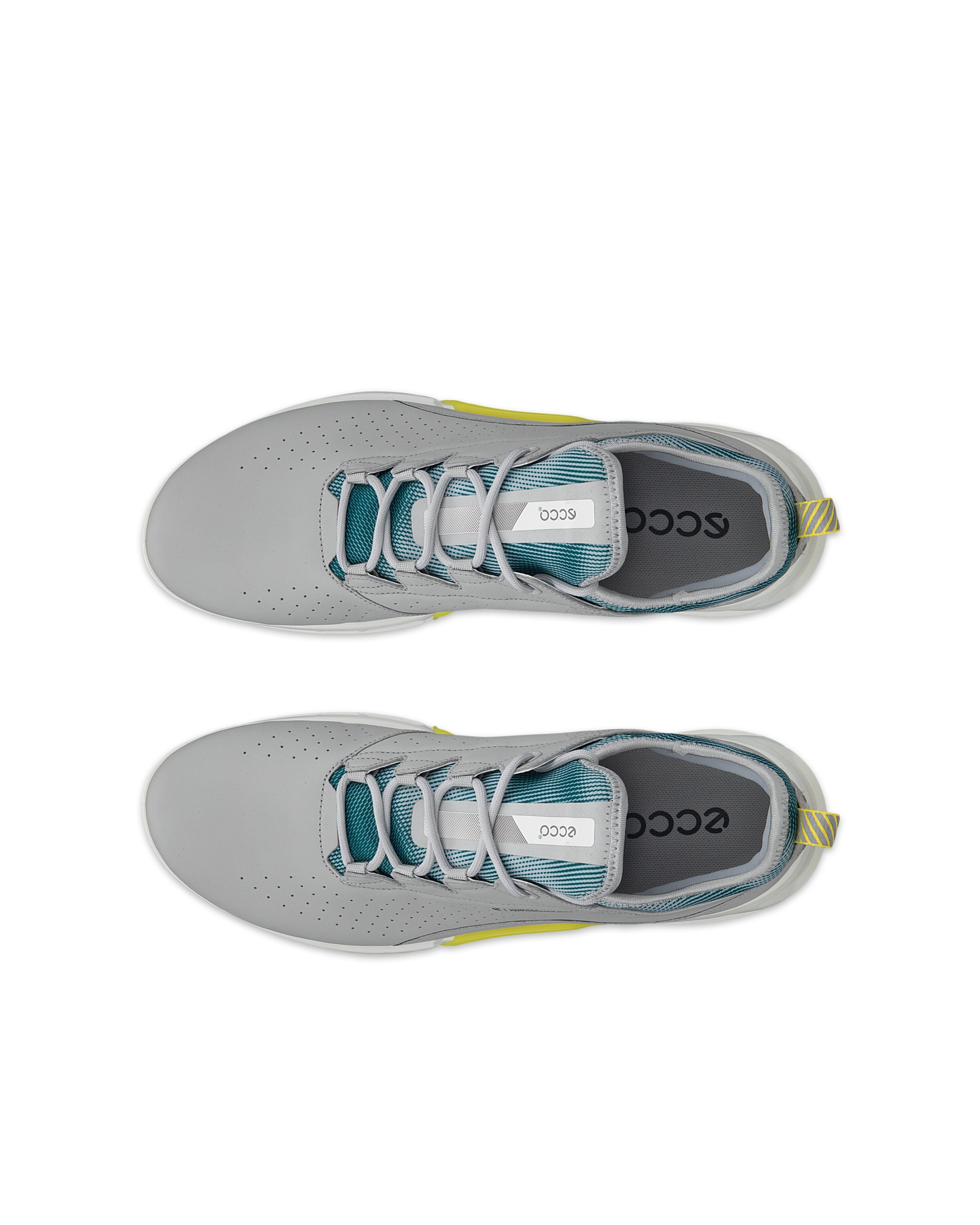 ECCO Men Biom® C4 Golf Shoes - Grey - Top left pair