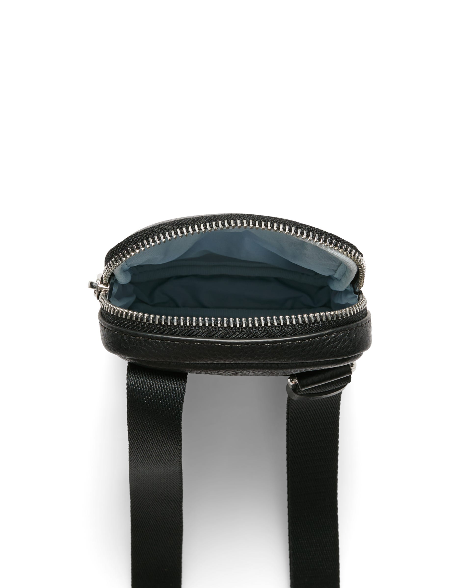 ECCO Phone Carry Pebbled レザースマホバッグ - ブラック - Birdeye