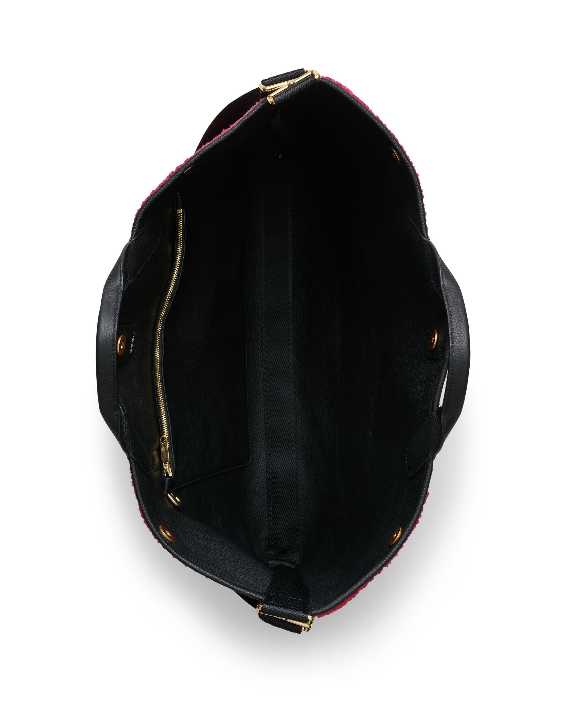 ECCO Tote Soft East West Large Snuggle Soft Pebbled トートバッグ - ピンク - Birdeye