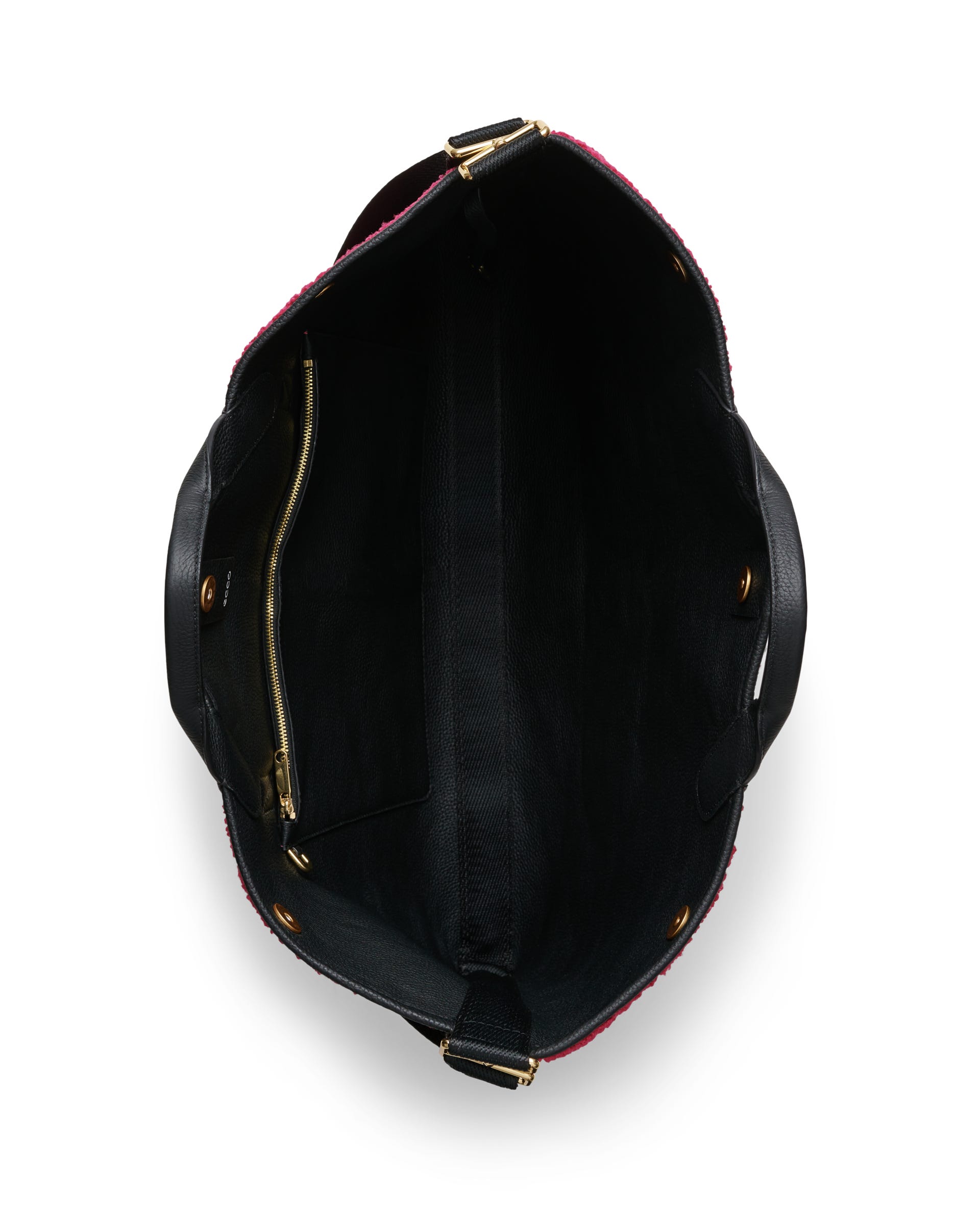 ECCO Tote Soft East West Large Snuggle Soft Pebbled トートバッグ - ピンク - Birdeye