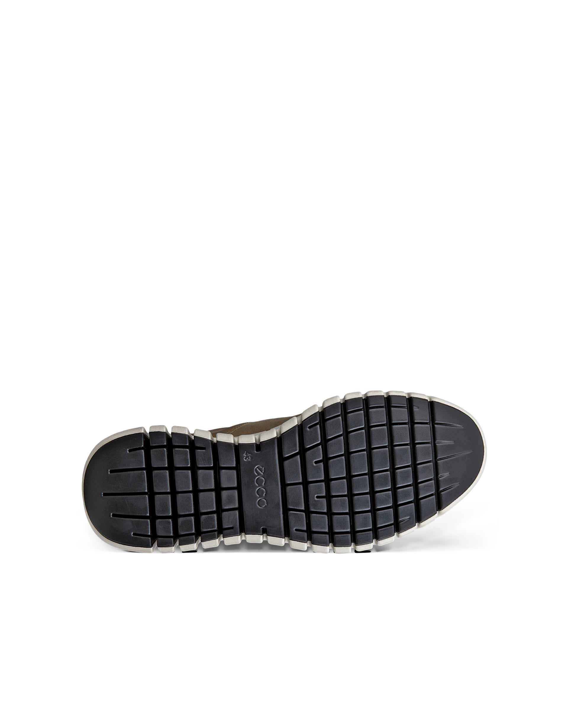 Pánská nubukové Gore-Tex tenisky ECCO® Gruuv - Hnědá - Sole