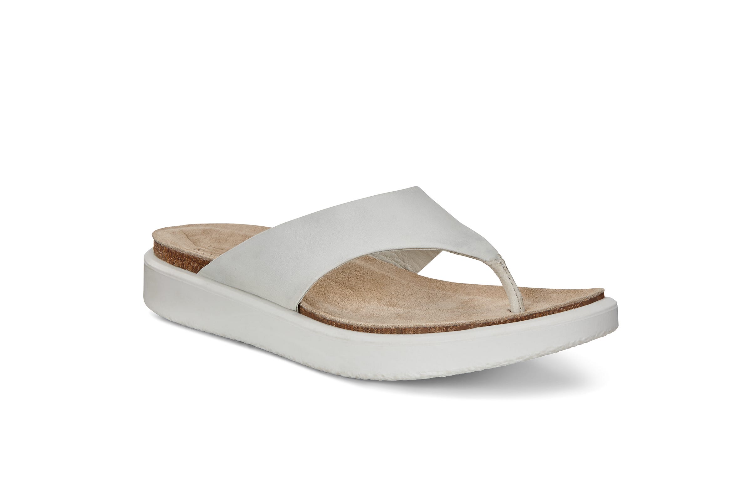 ECCO CORKSPHERE SANDAL W Thong - White - Main