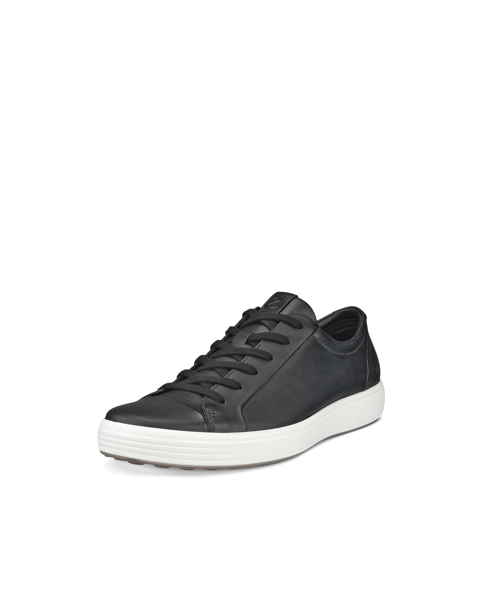 ECCO Soft 7 メンズ レザースニーカー - ブラック - Main