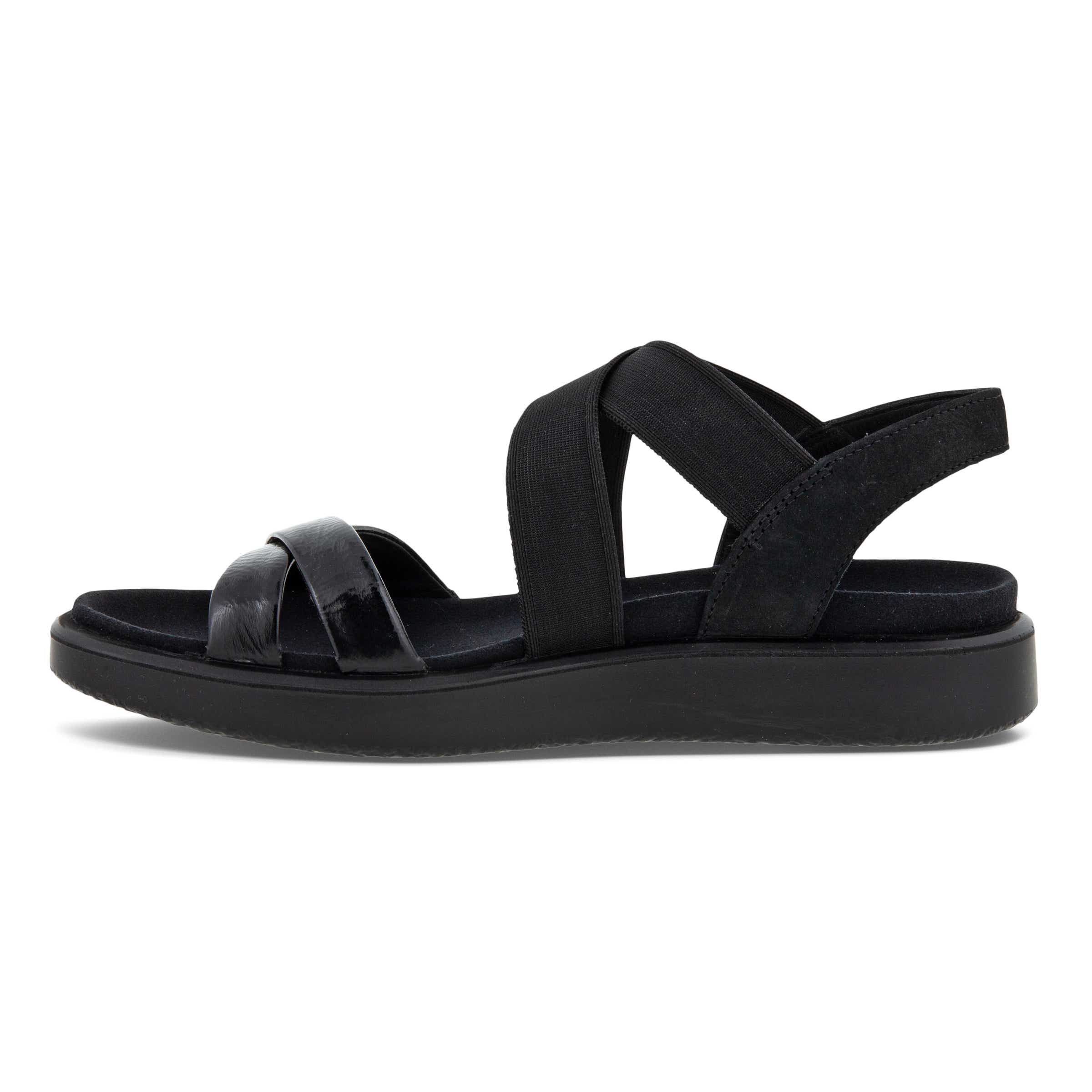 ECCO FLOWT W Flat Sandal - Black - Inside