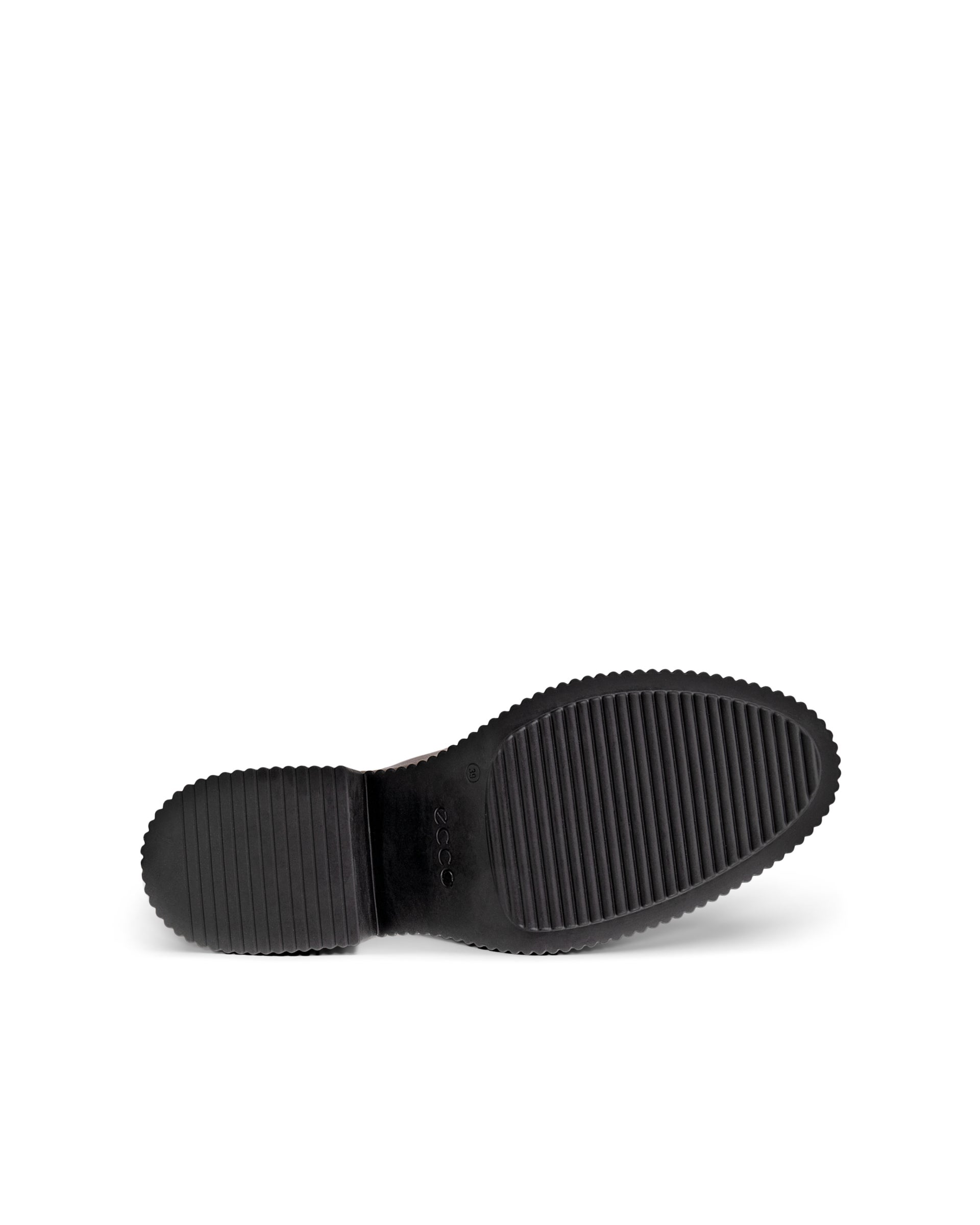 ECCO Fluted Heel ウィメンズ レザーアンクルブーツ - ブラウン - Sole