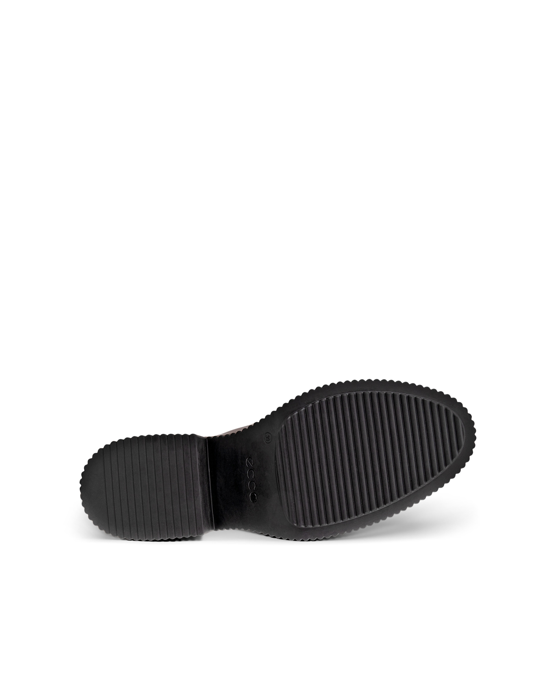 ECCO Fluted Heel ウィメンズ レザーアンクルブーツ - ブラウン - Sole