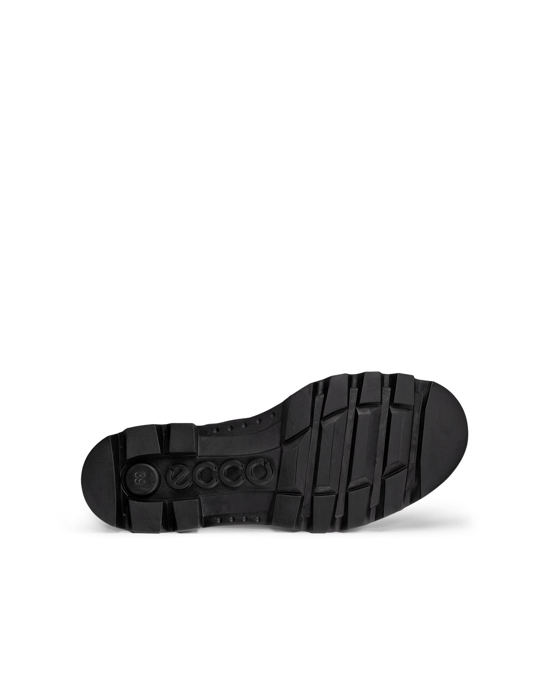 Women's ECCO® Grainer Leather Chelsea Boot - Black - Sole