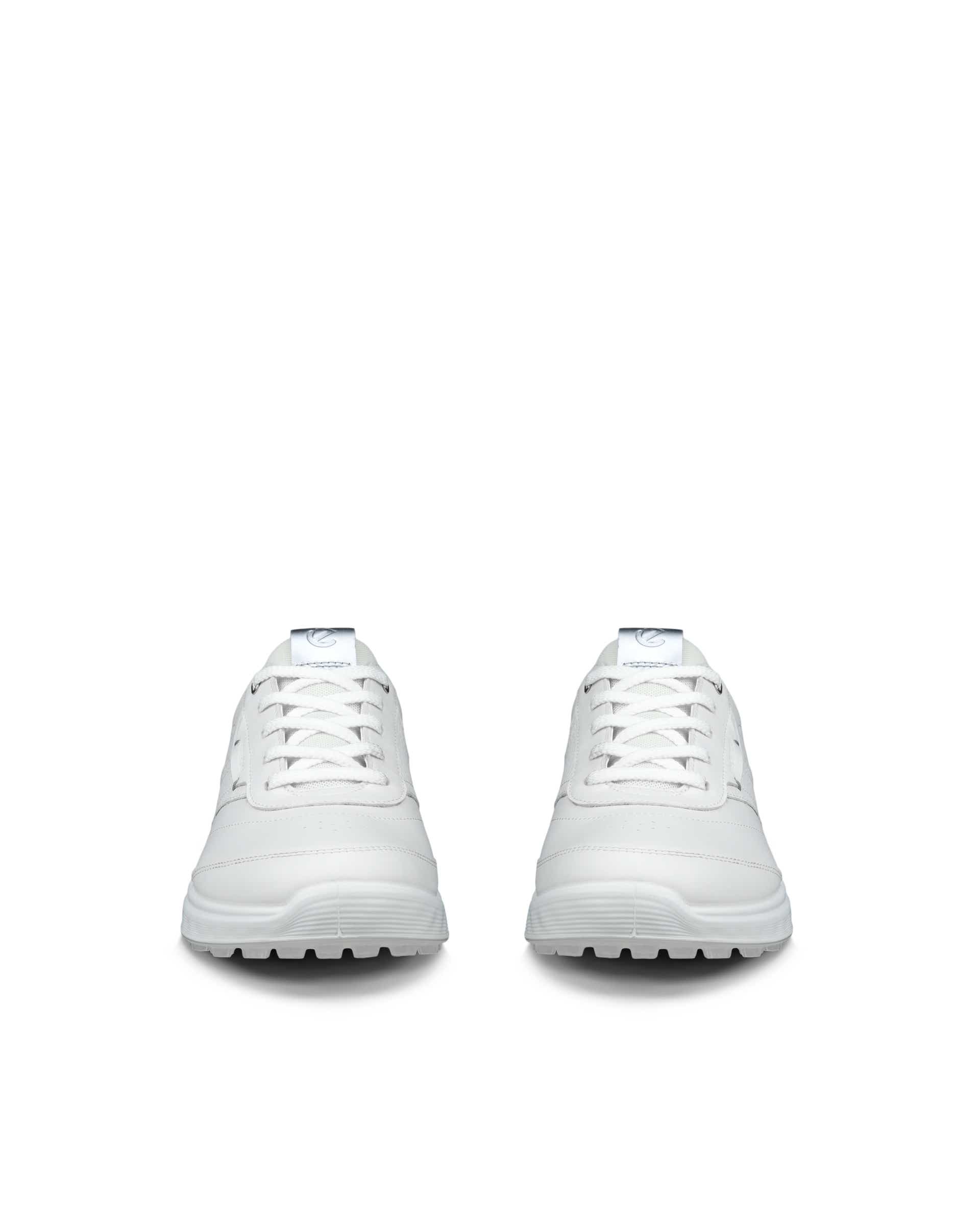 ECCO GOLF S-CASUAL HYBRID Women ウィメンズ レザーウォータープルーフゴルフシューズ - ホワイト - Front pair