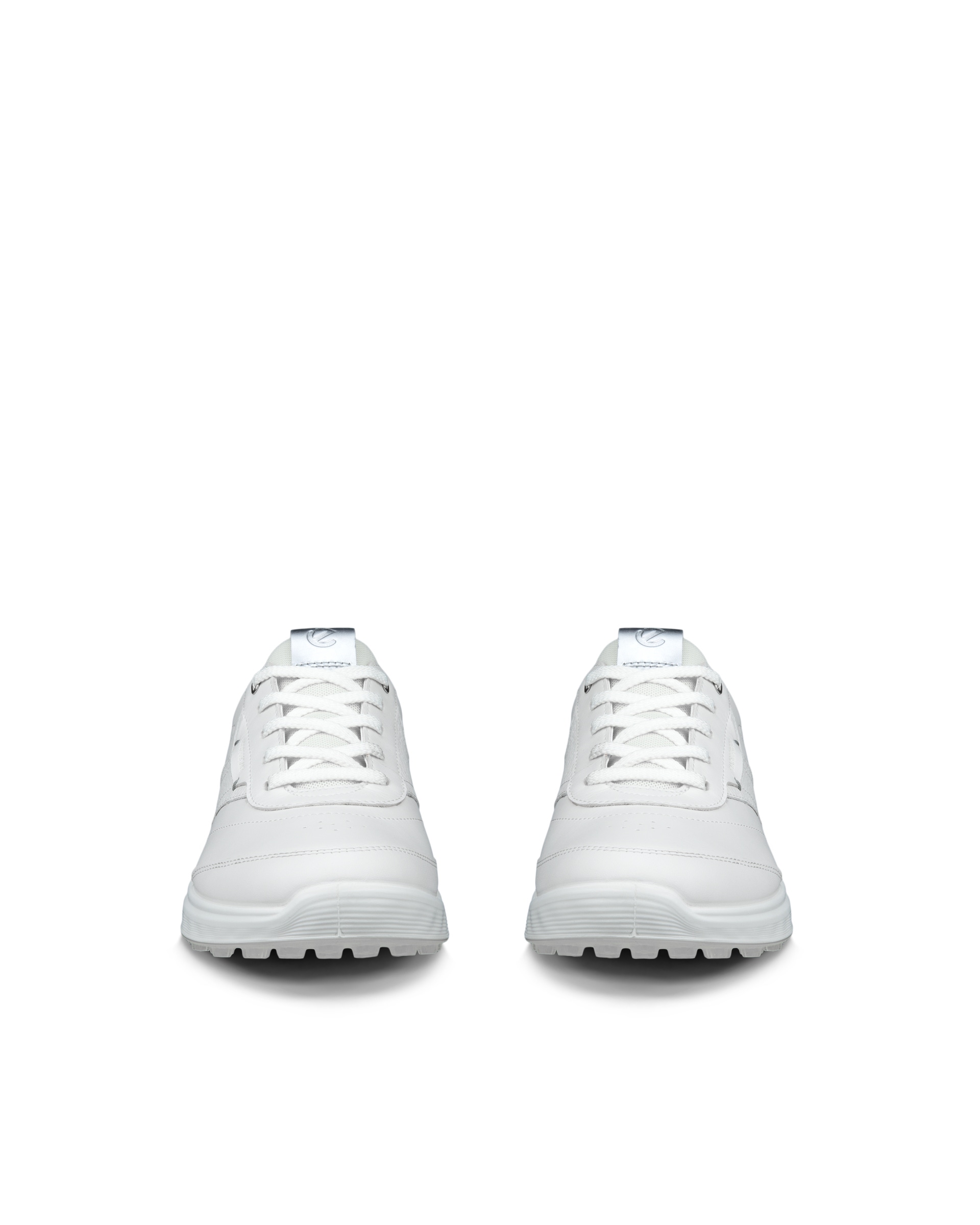 ECCO GOLF S-CASUAL HYBRID Women ウィメンズ レザーウォータープルーフゴルフシューズ - ホワイト - Front pair