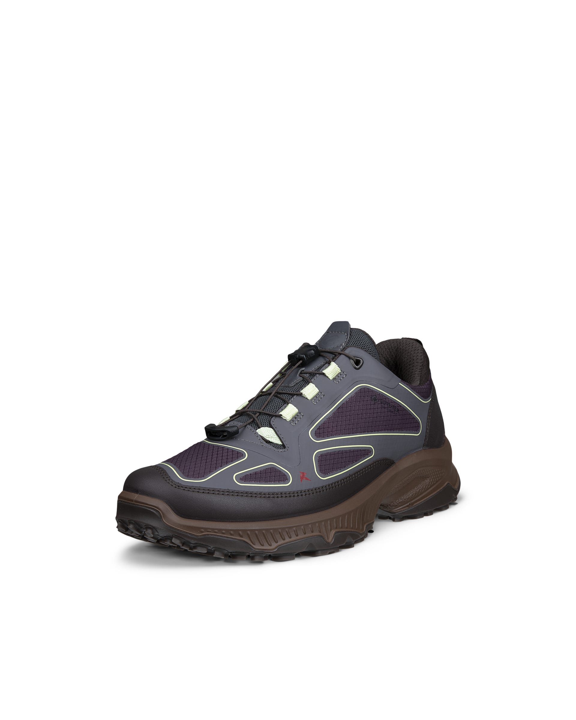 ECCO RECEPTOR XP WOMEN ウィメンズ レザースニーカー - グレー - Outside
