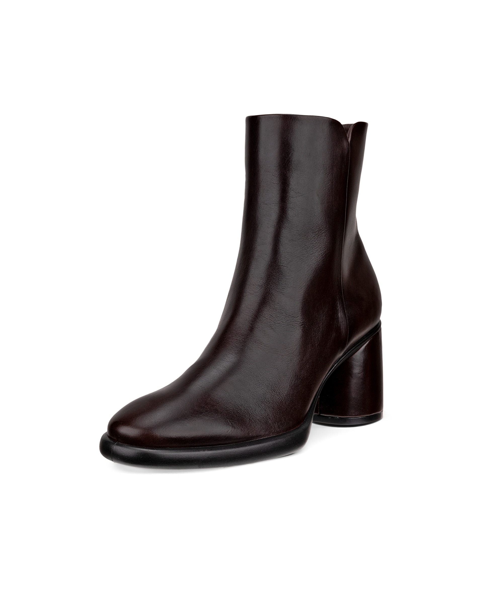 Women's ECCO® Sculpted LX 55 Leather Ankle Boot - Brown - Main