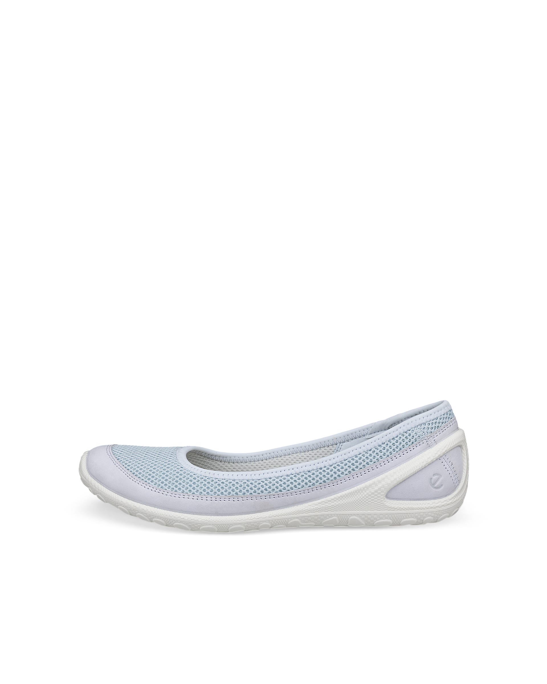 Women's ECCO® Biom Lite Textile Ballerina - Blue - Outside