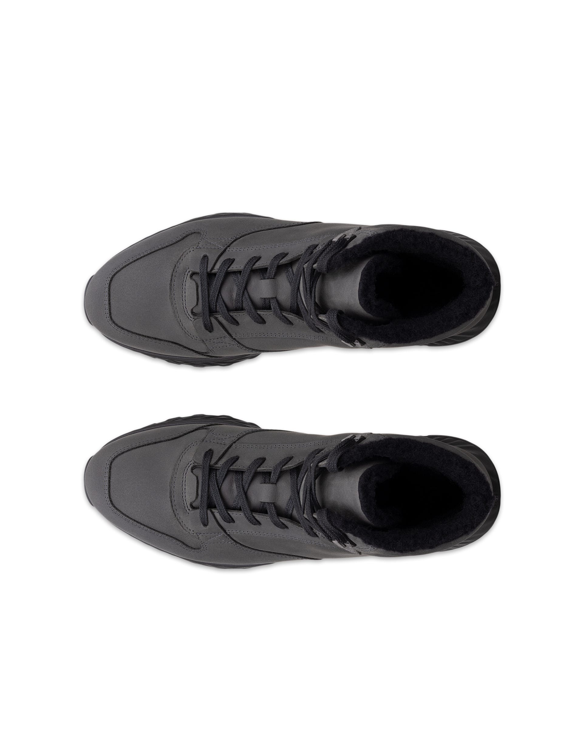 Men's ECCO® EXOSTRIDE Nubuck Boot - Grey - Top left pair