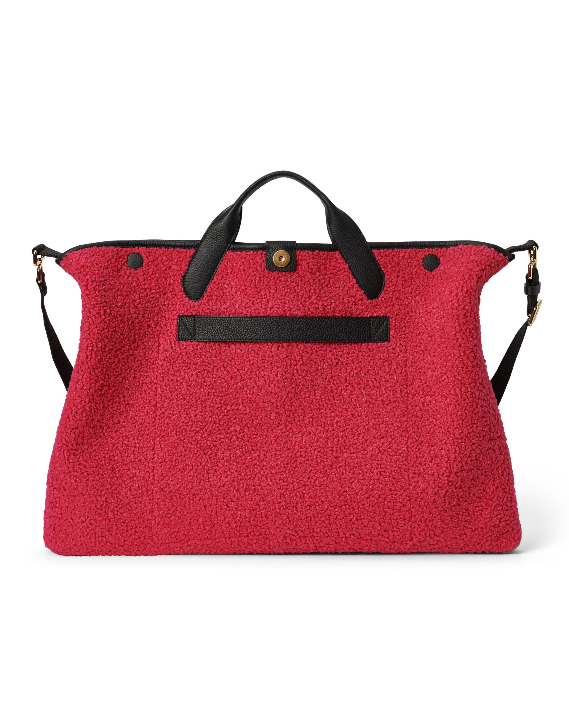 ECCO Tote Soft East West Large Snuggle Soft Pebbled トートバッグ - ピンク - Back