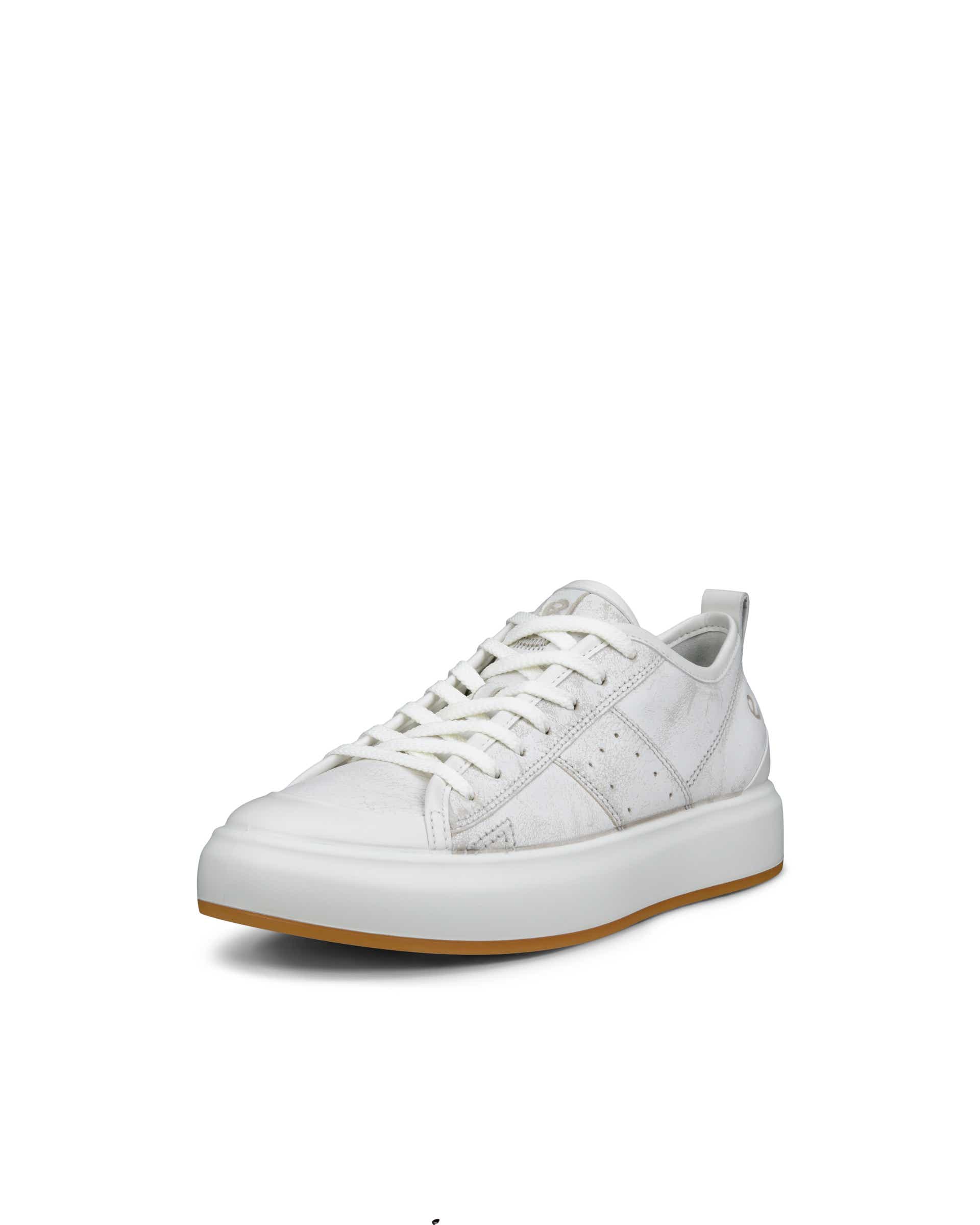 ECCO® Street Ace Dames leren sneaker - Grijs - Main