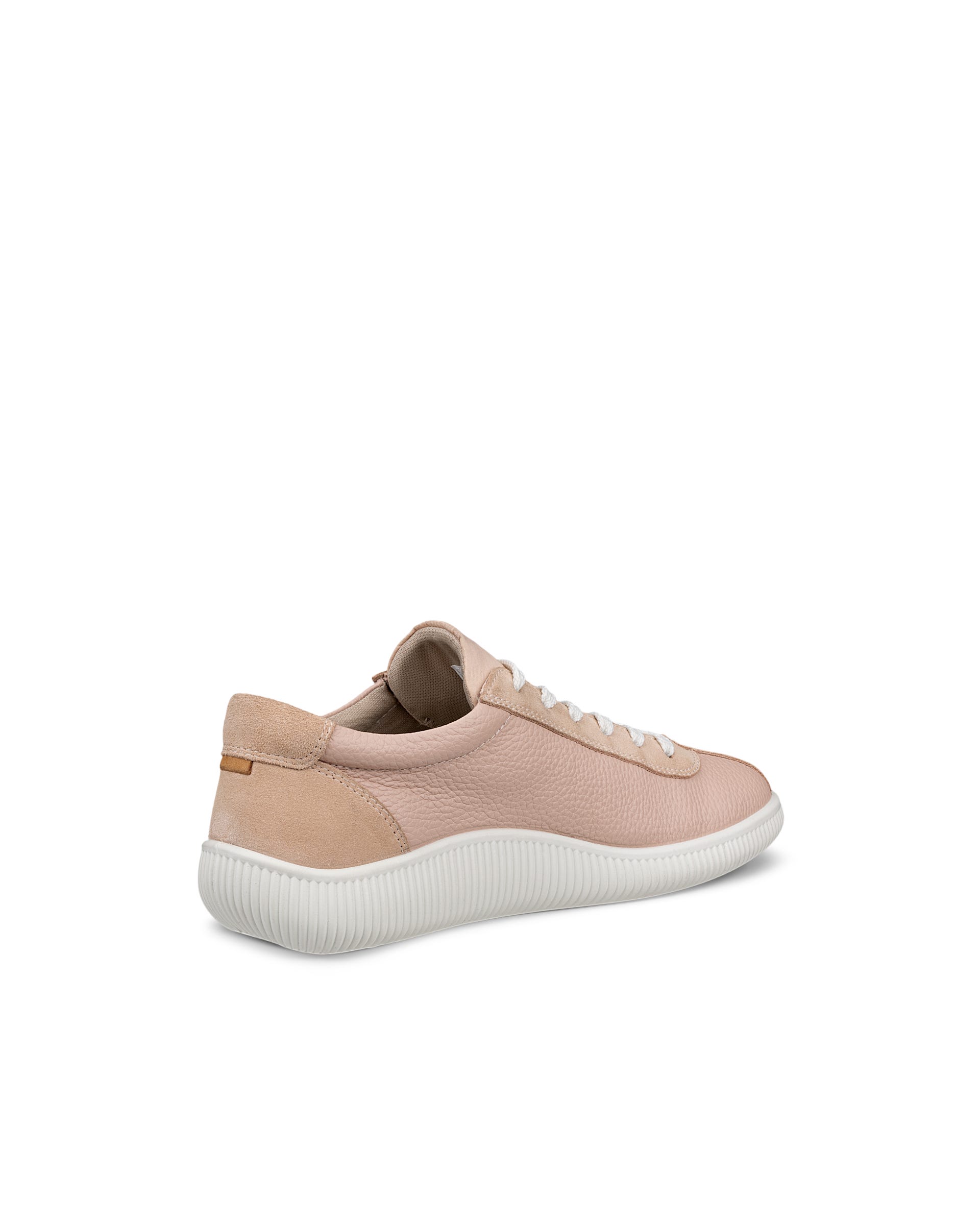 ECCO® Soft Zero baskets en cuir pour femme - Rose - Back