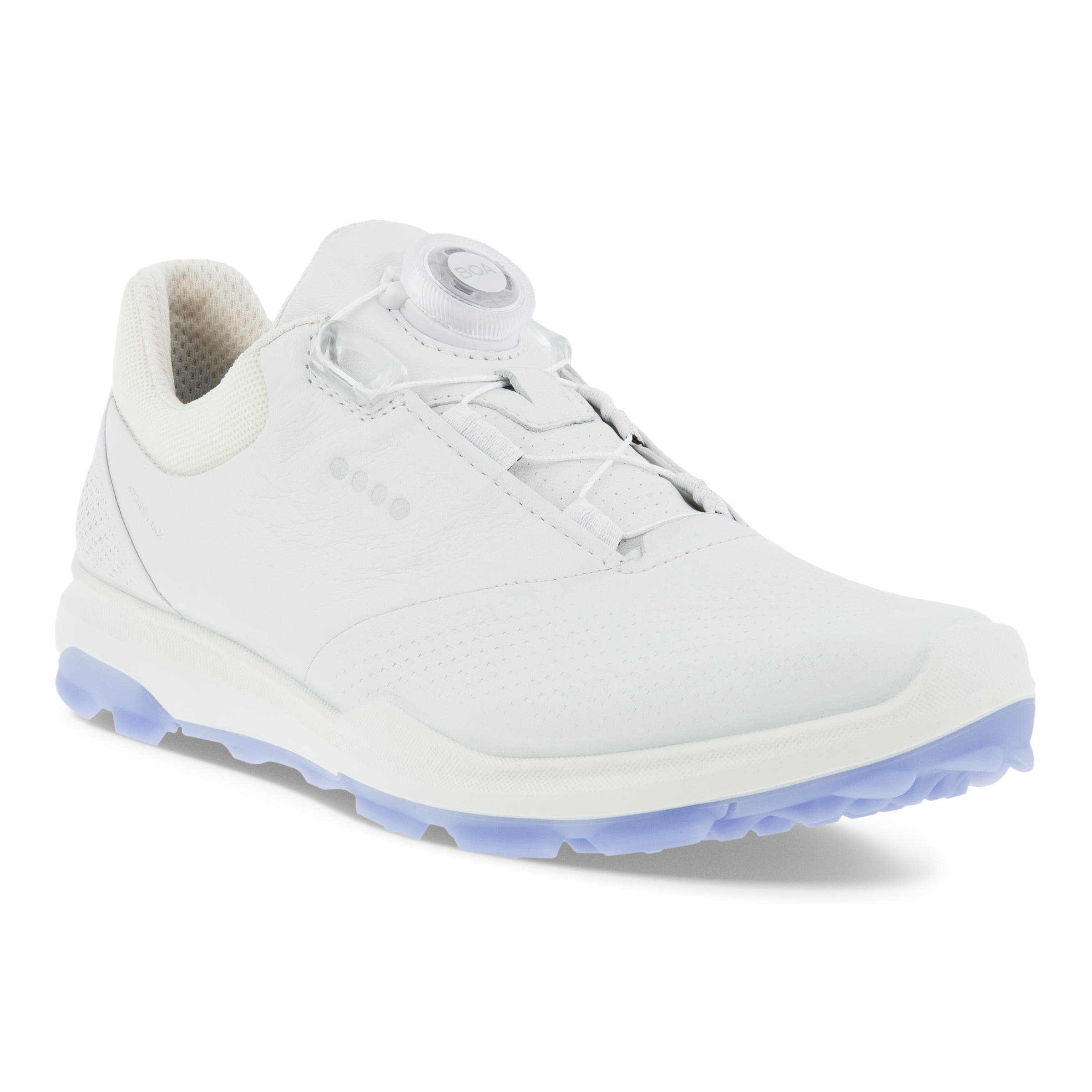 Ladies ECCO® Golf BIOM Hybrid 3 Leather Golf Shoe - White - Main