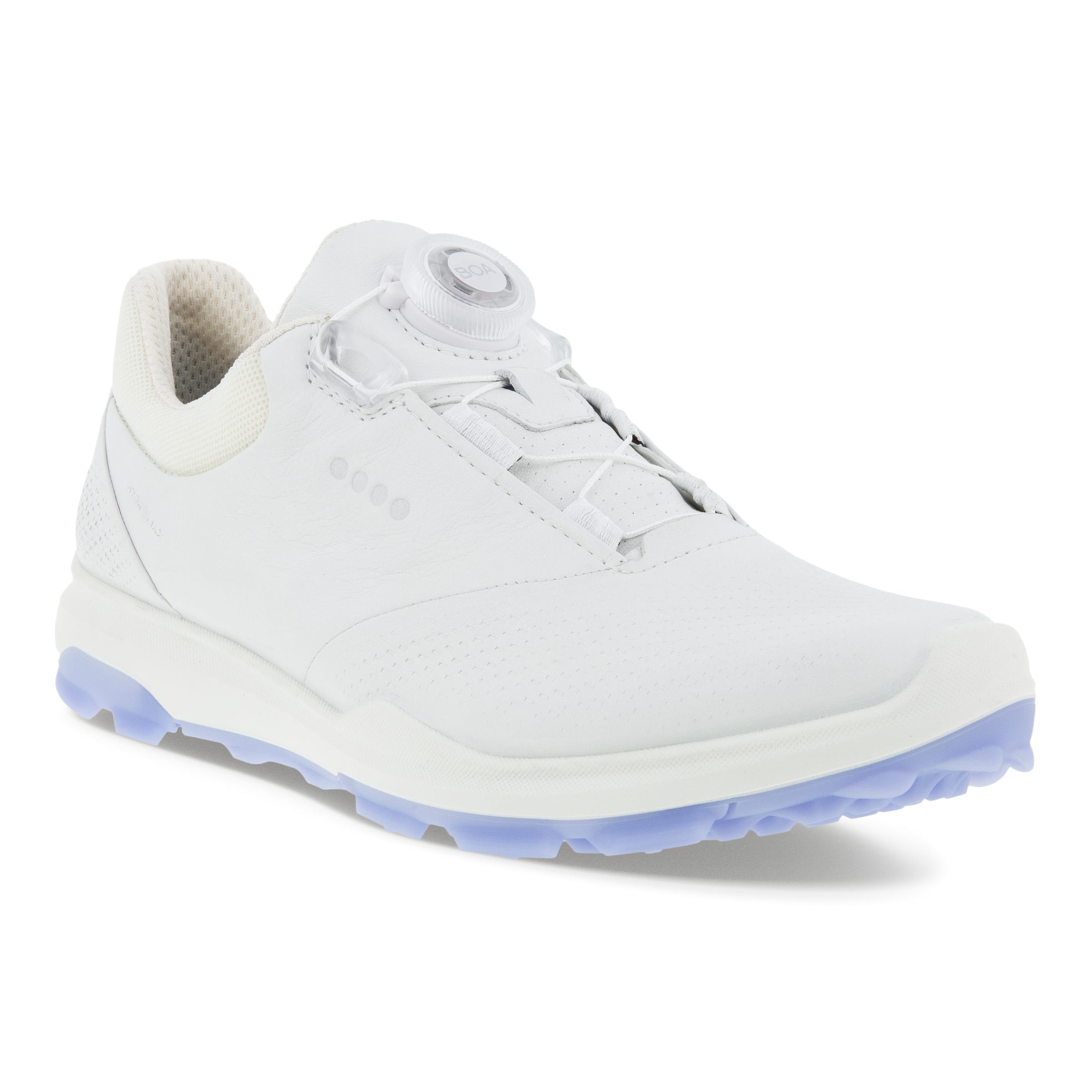 Ladies ECCO® Golf BIOM Hybrid 3 Leather Golf Shoe - White - Main