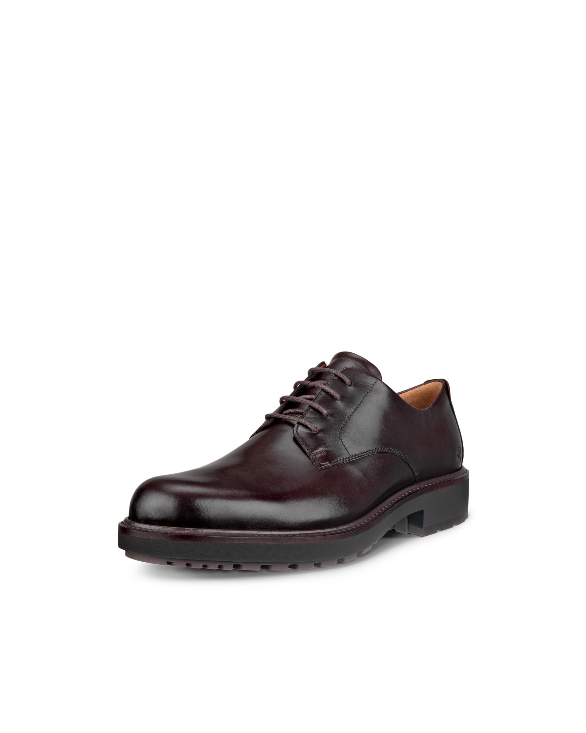 Men's ECCO® Metropole Oslo Leather Derby Shoe - Brown - Main