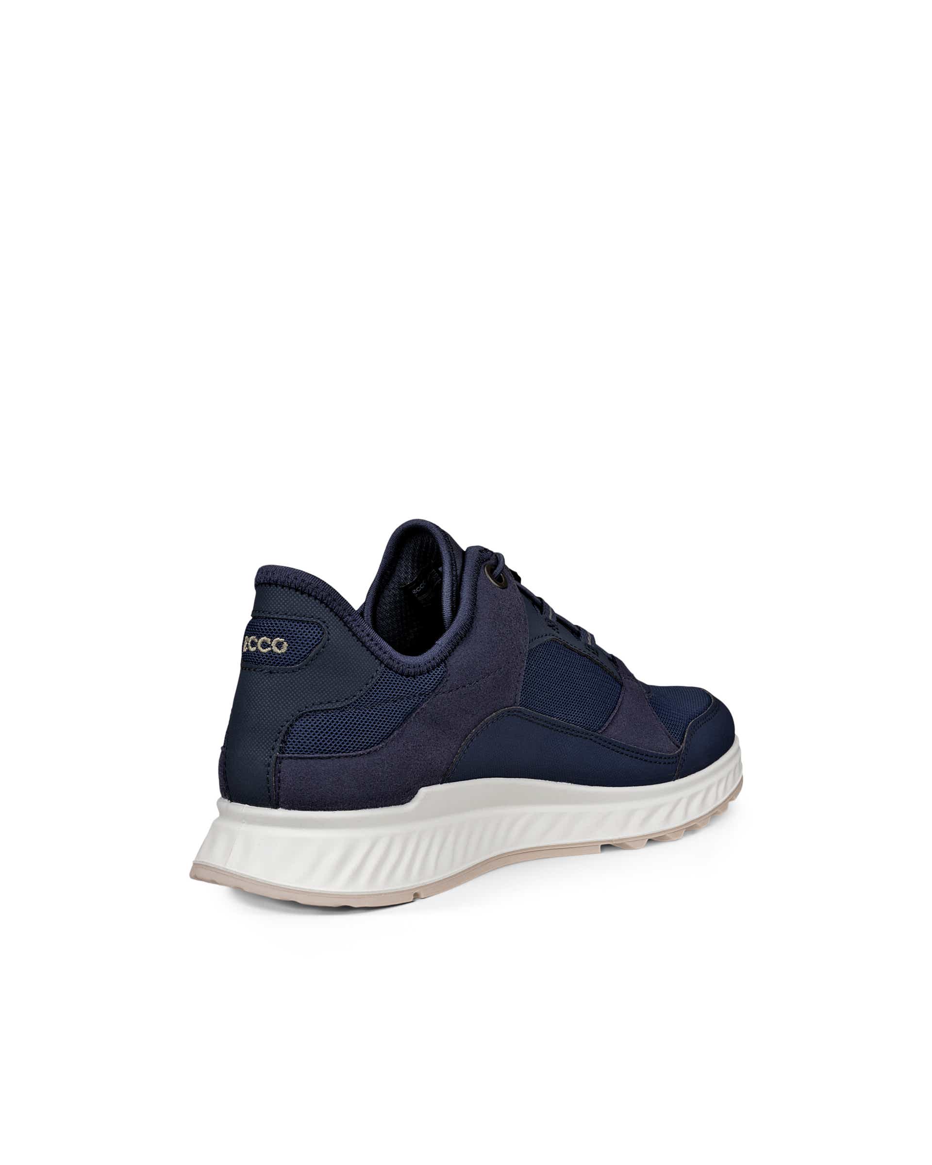 ECCO® Exostride Dames Gore-Tex sneaker - Blauw - Back