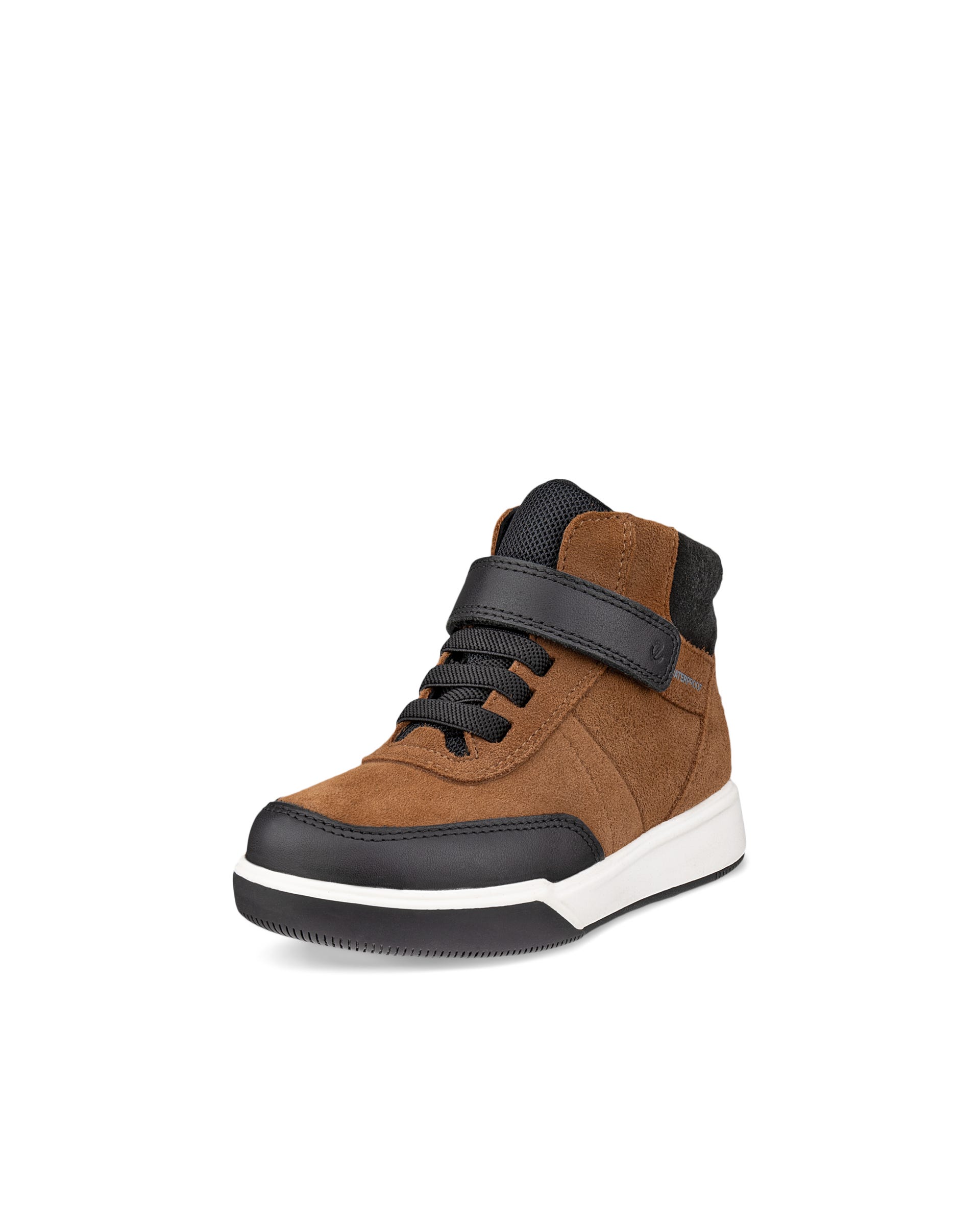 ECCO STREET COURT K H SNEAKER - Brązowy - Outside