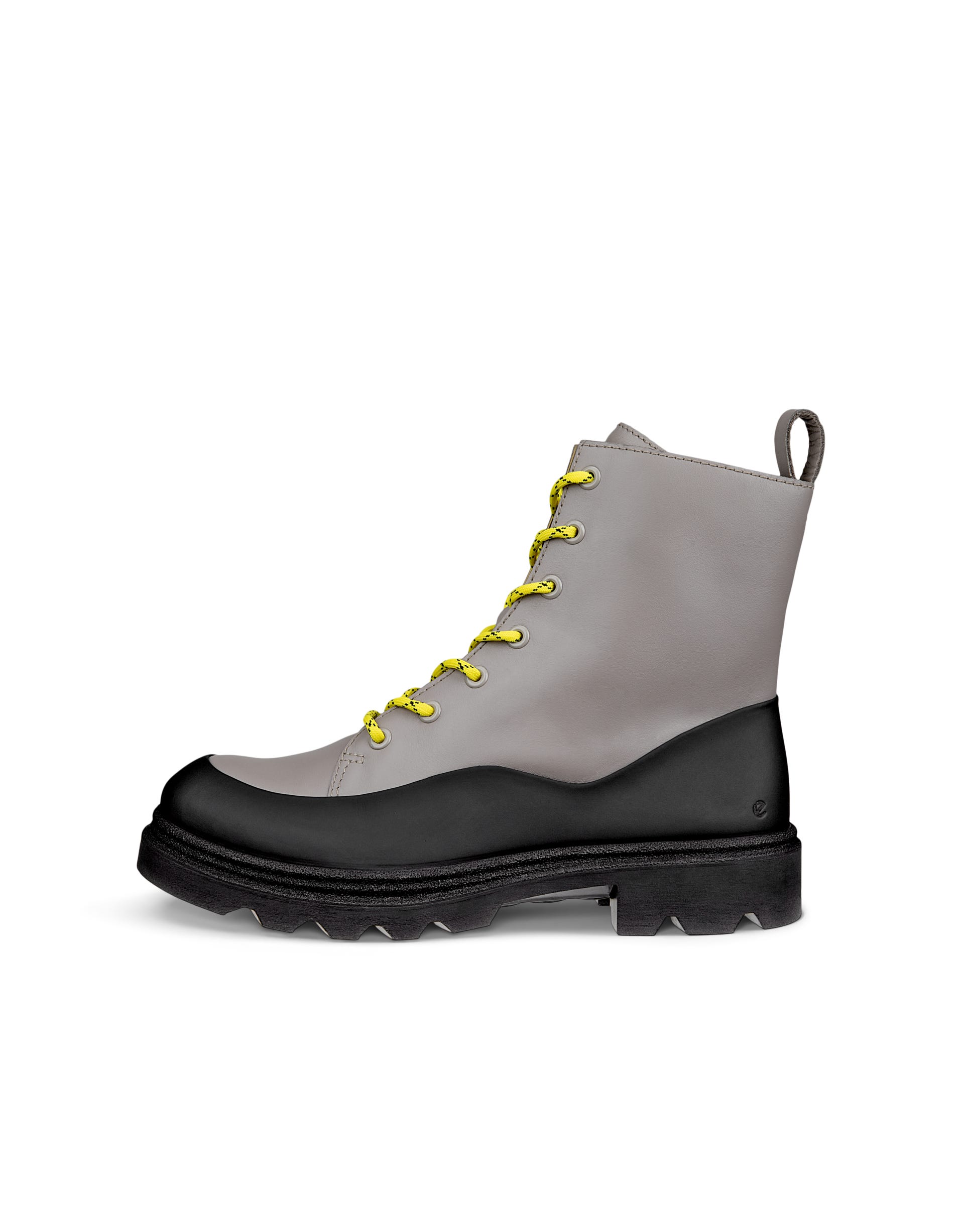 Women's ECCO® GRAINER Leather Boot - Grey - Outside