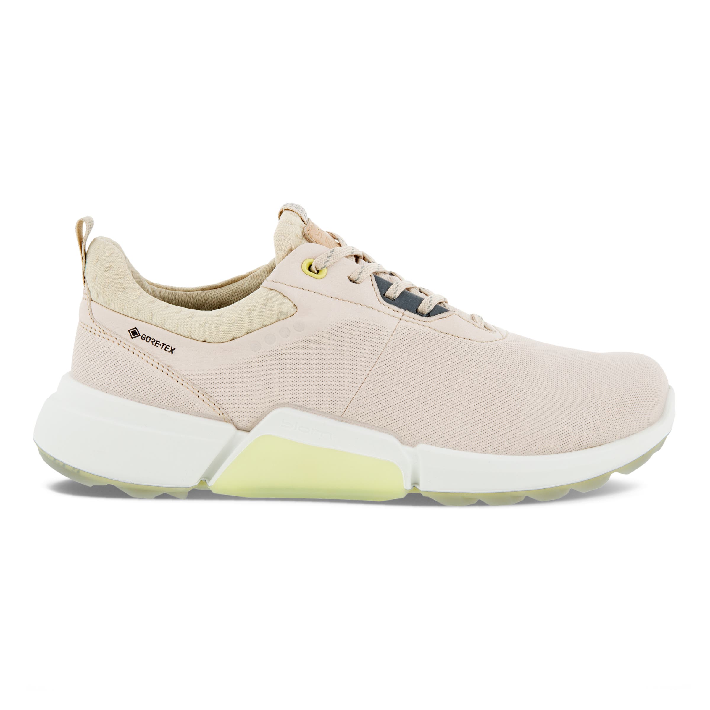 Ladies ECCO® Golf BIOM H4 Leather Gore-Tex Shoe - Beige - Outside