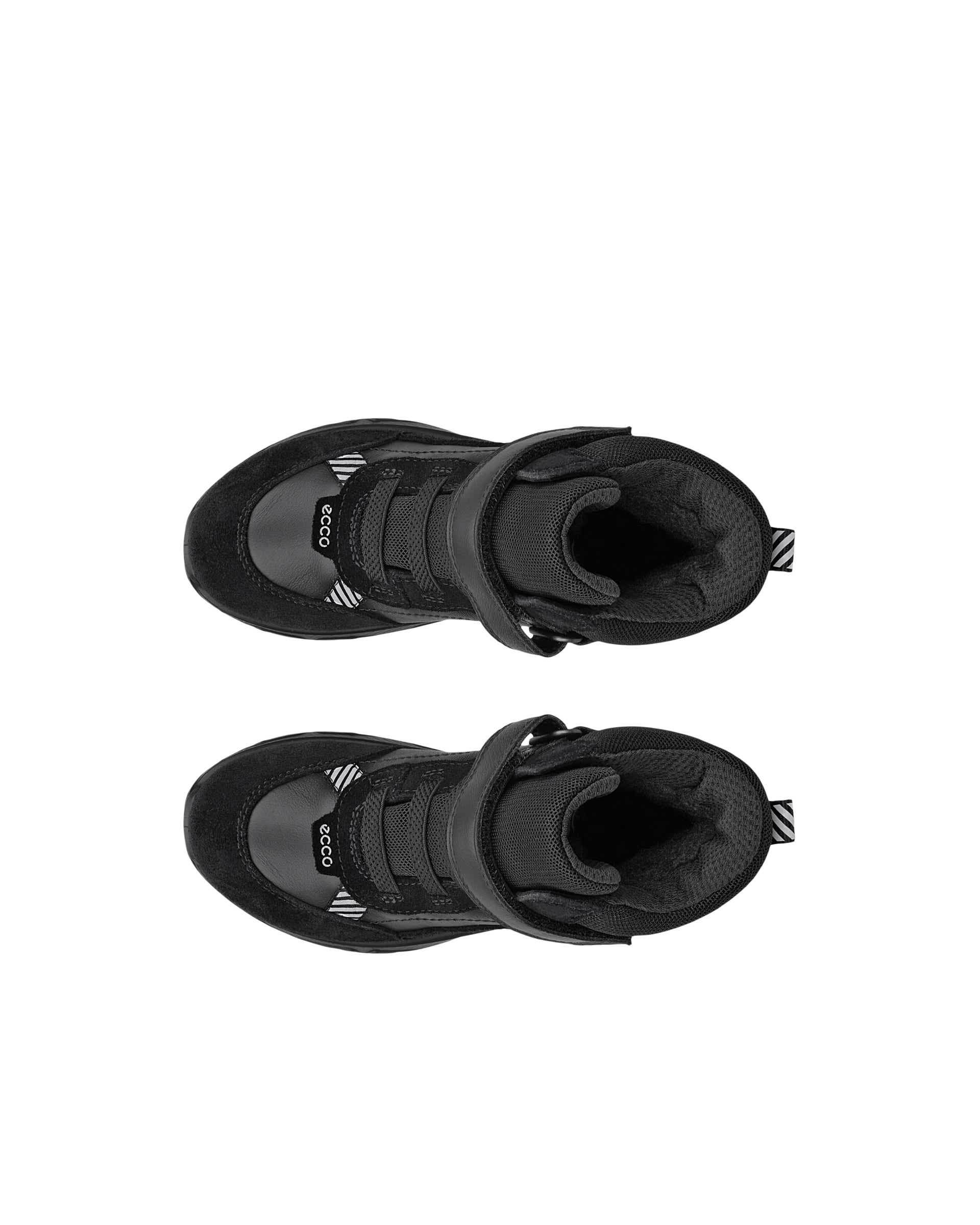ECCO® RECEPTOR XP K ūdensizturīgi zamšādas ziemas zābaki bērniem - Melns - Top left pair