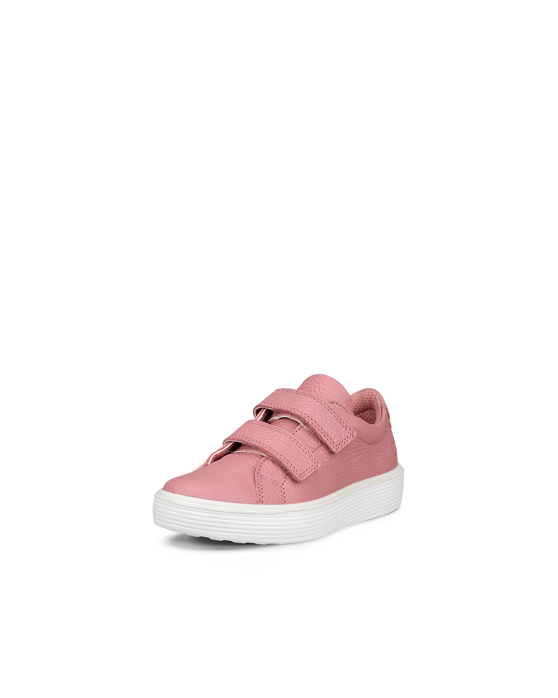 ECCO® Street Platform baskets en cuir pour femme - Rose - Main