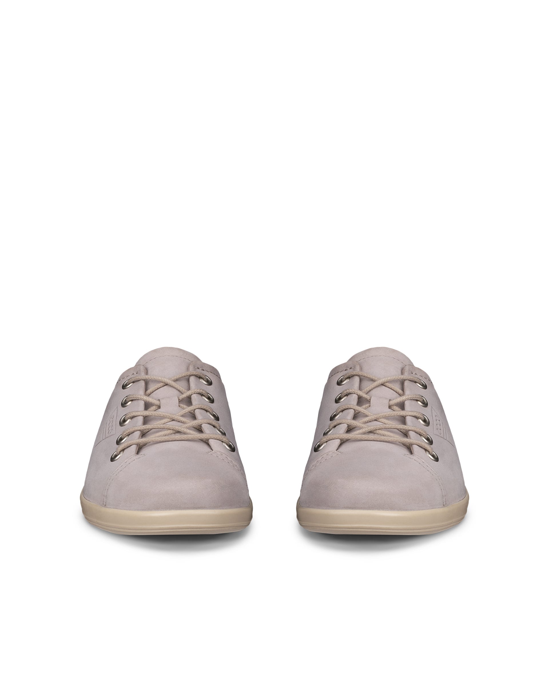 ECCO SOFT 2.0 LACE SHOE - Grey - Outside
