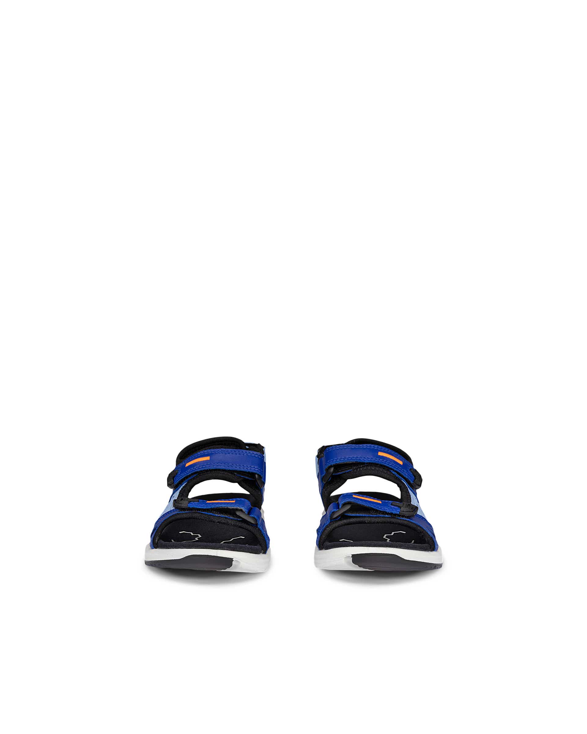 Dětské kožené outdoorové sandály ECCO® X-Trinsic - Modrá - Front pair