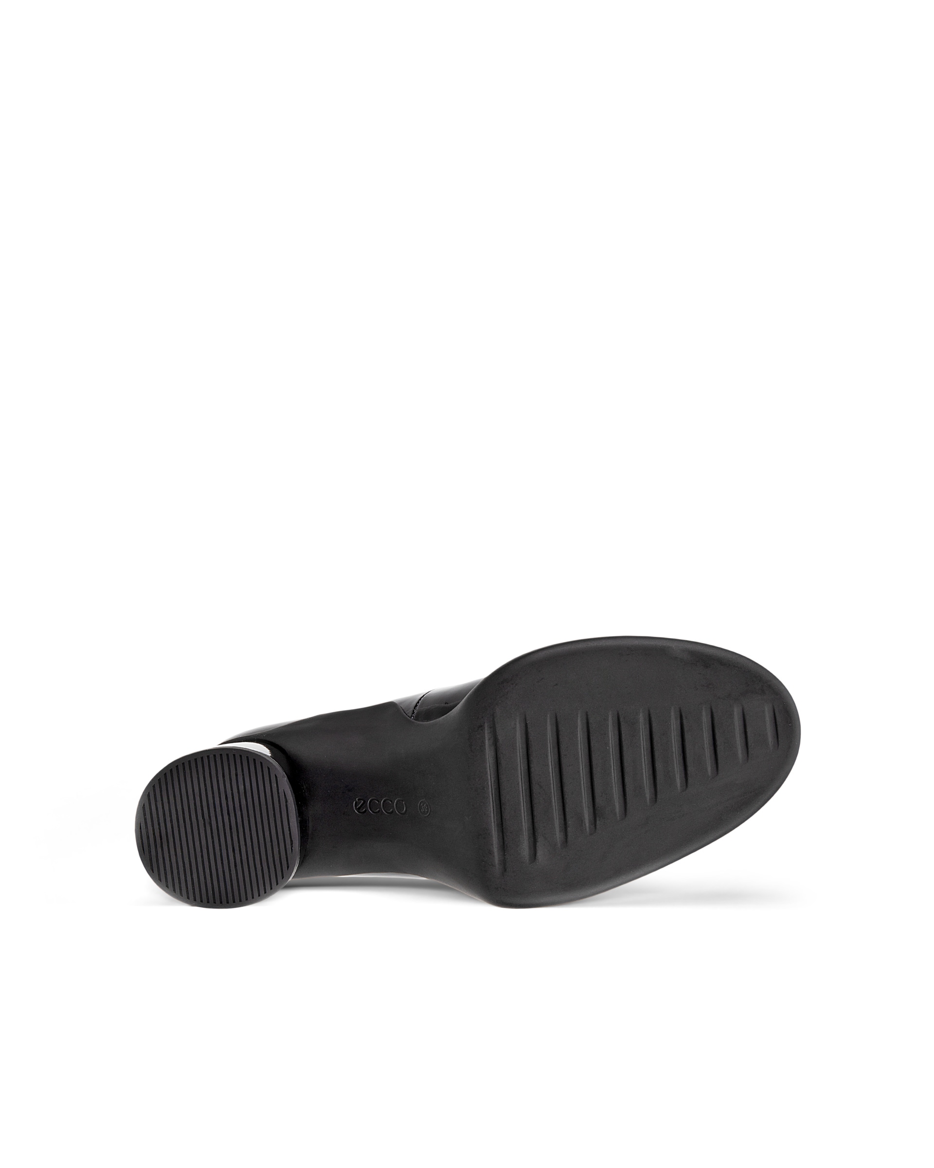 Dámské kožené lodičky na blokovém podpatku ECCO® Sculpted Lx 55 - Černá - Sole