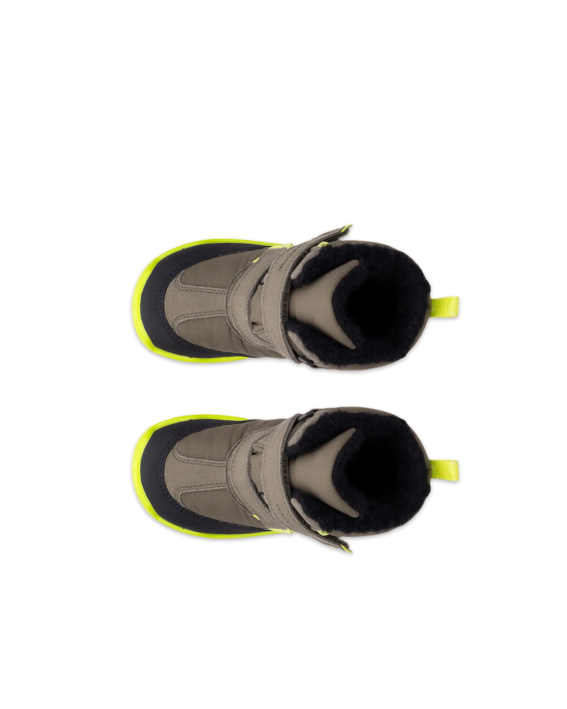 ECCO® URBAN MINI gyerek vízálló textil téli csizma - Zöld - Outside