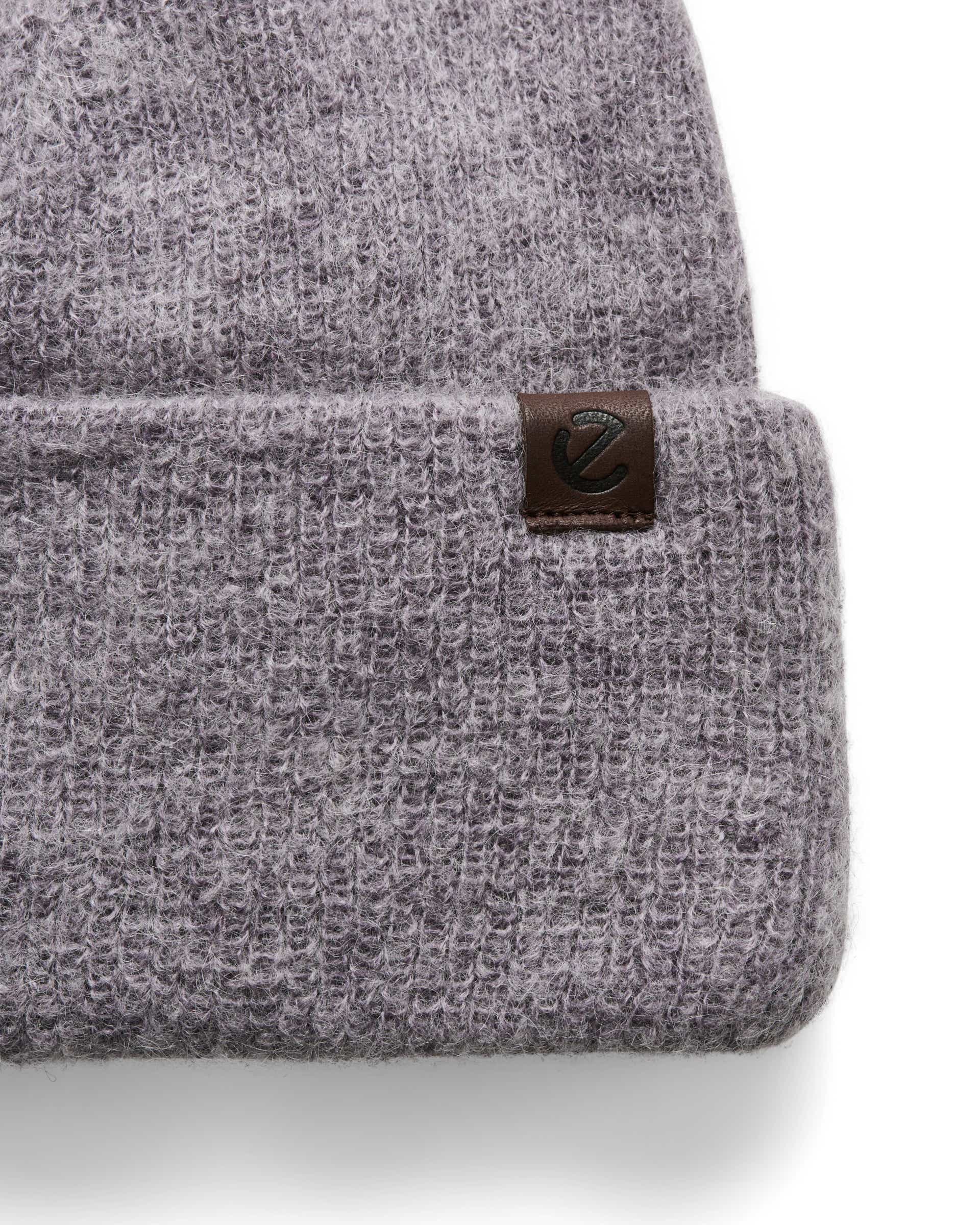 ECCO® Fluffy Damen Mütze - Grau - Detail-1