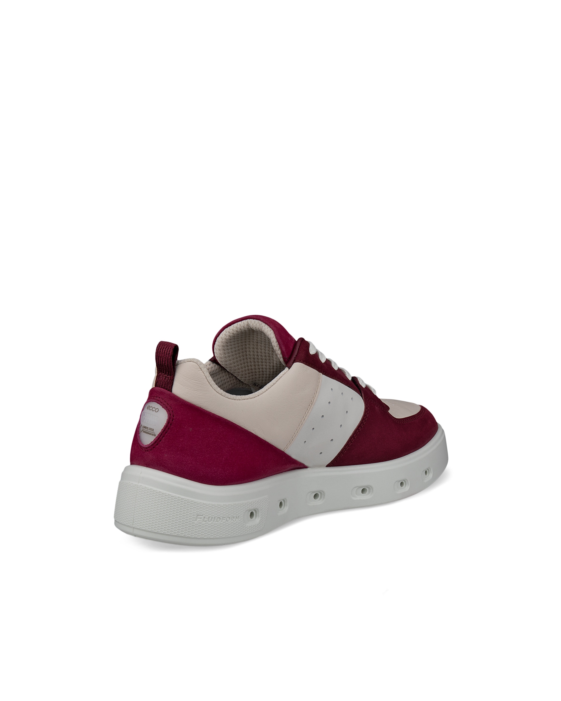 ECCO® STREET 720 dames leren sneaker met Gore-Tex - Rood - Back